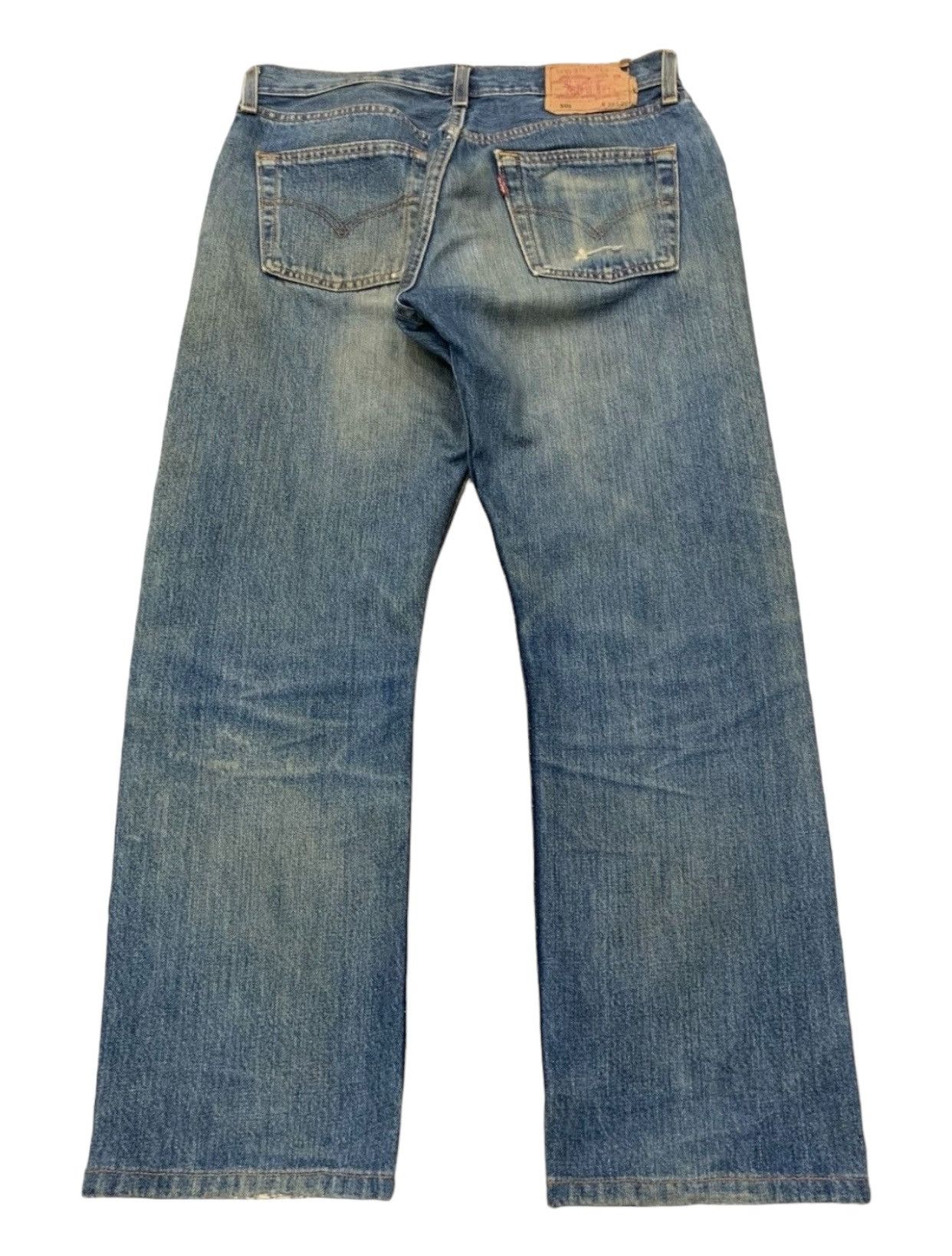 If Six Was Nine × Levi's Vintage Levis UK Crazy Mud Wash Distressed Jeans (AC11) Size US 29 - 11 Thumbnail