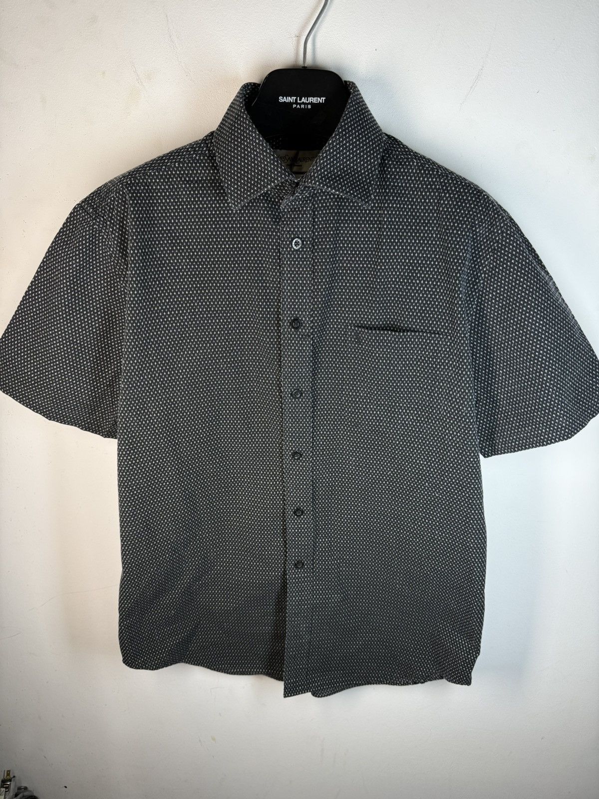 Yves Saint Laurent ♱ ♱ ♱ Crosses YSL Shirt Summer Size US M / EU 48-50 / 2 - 21 Thumbnail