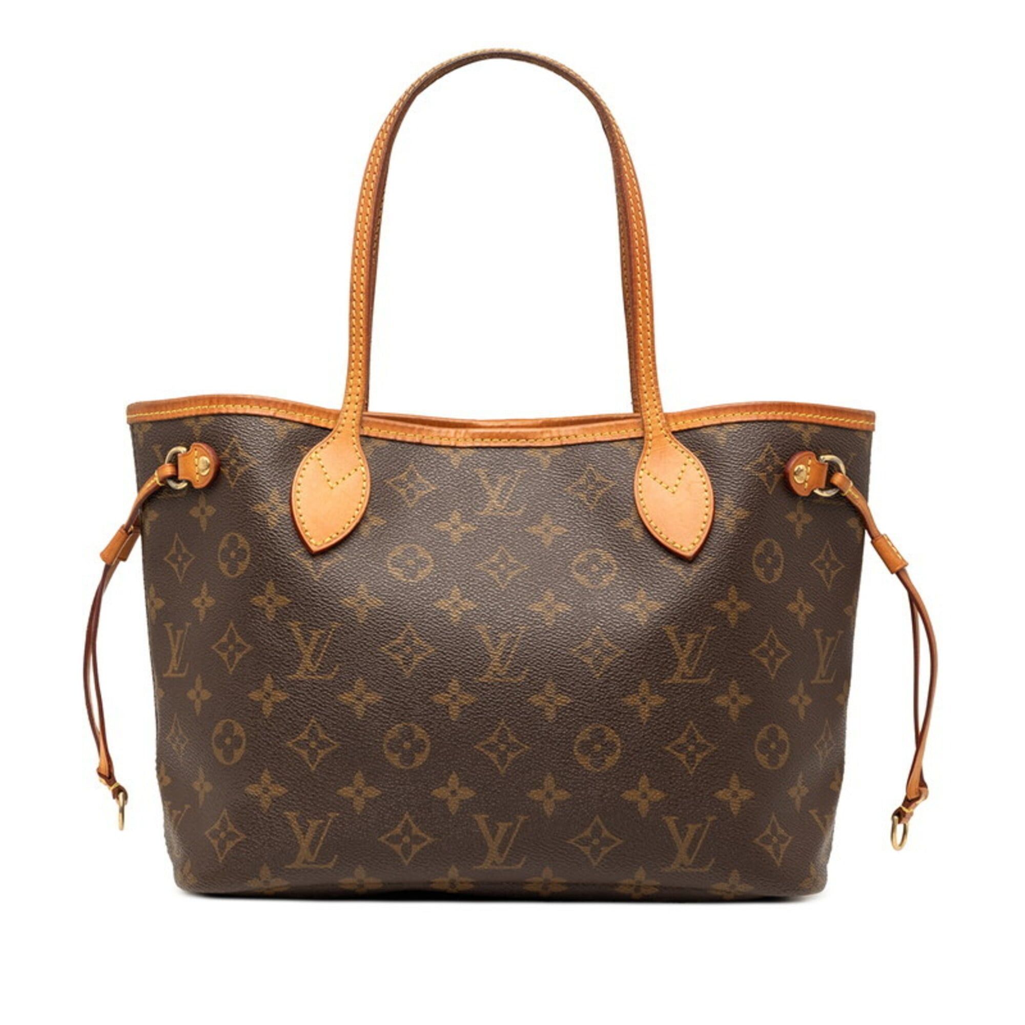 Louis Vuitton Louis Vuitton Monogram Neverfull PM Handbag Tote Bag M40155 Brown Leather Women's LOUIS VUITTON Size ONE SIZE - 1 Thumbnail