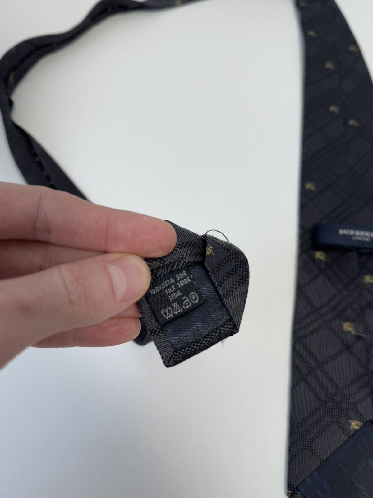 Burberry Burberry Tie Italy Slik Size ONE SIZE - 5 Thumbnail