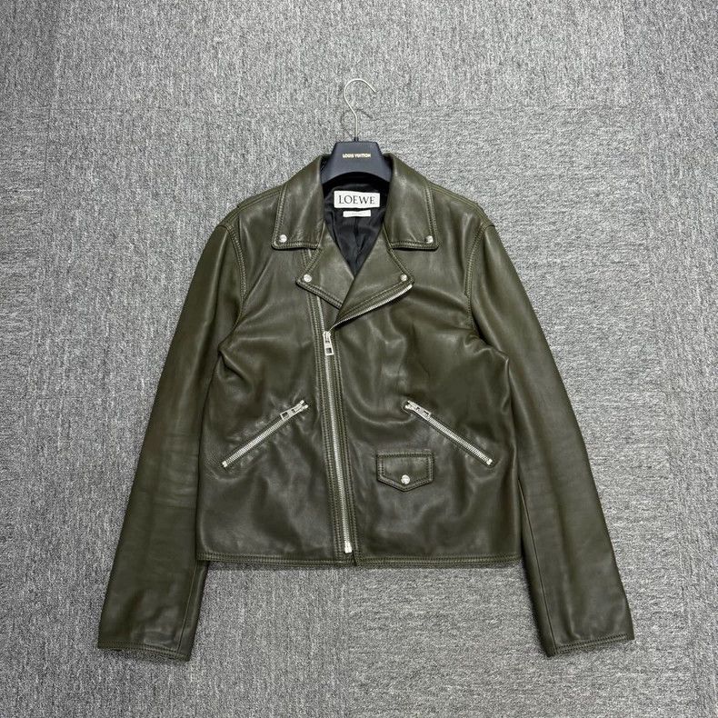 Men's Loewe Leather Jackets | Grailed