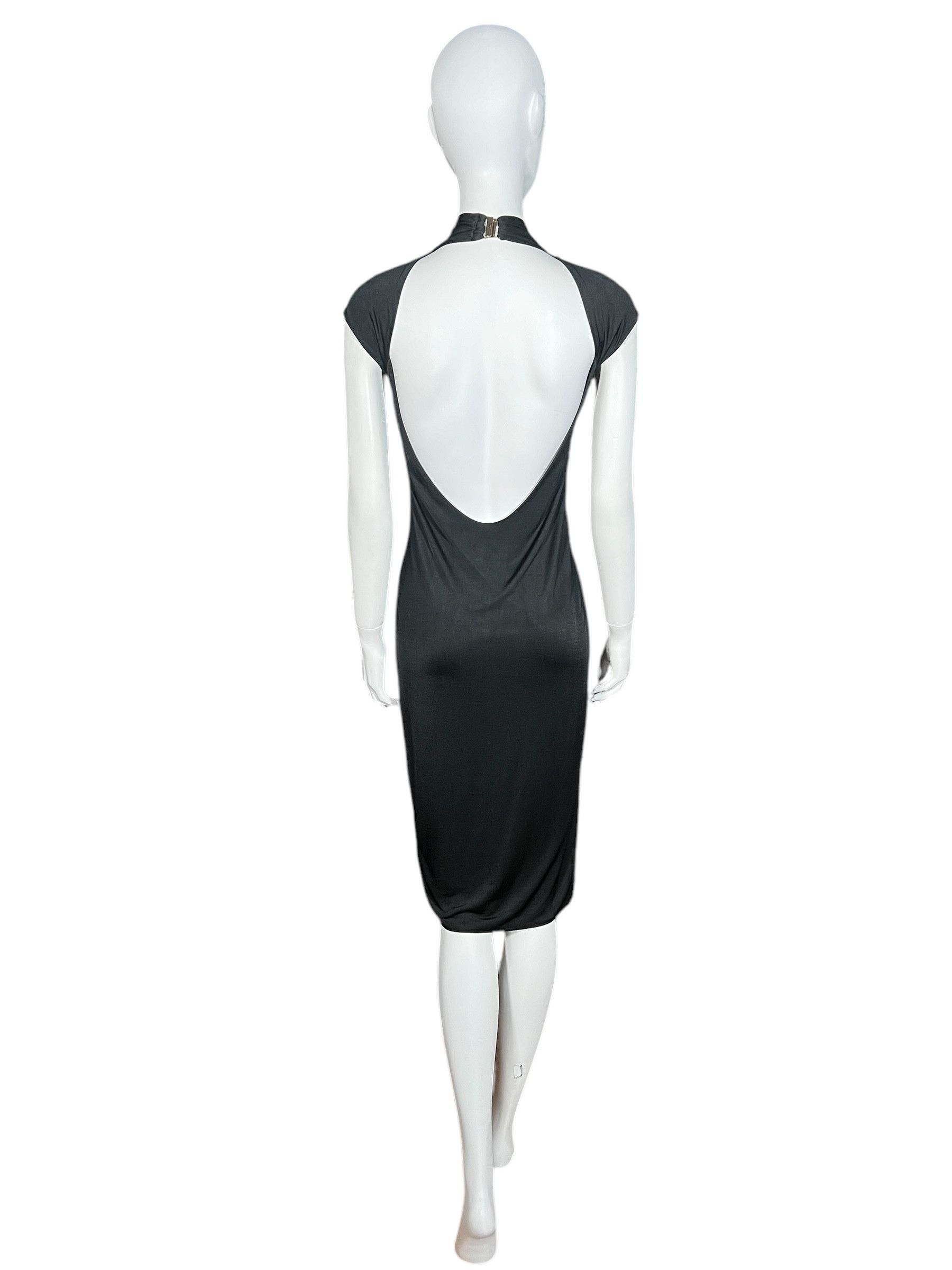 Gucci Gucci by Tom Ford F/W 2004 Black Cutout Dress Size S / US 4 / IT 40 - 4 Thumbnail