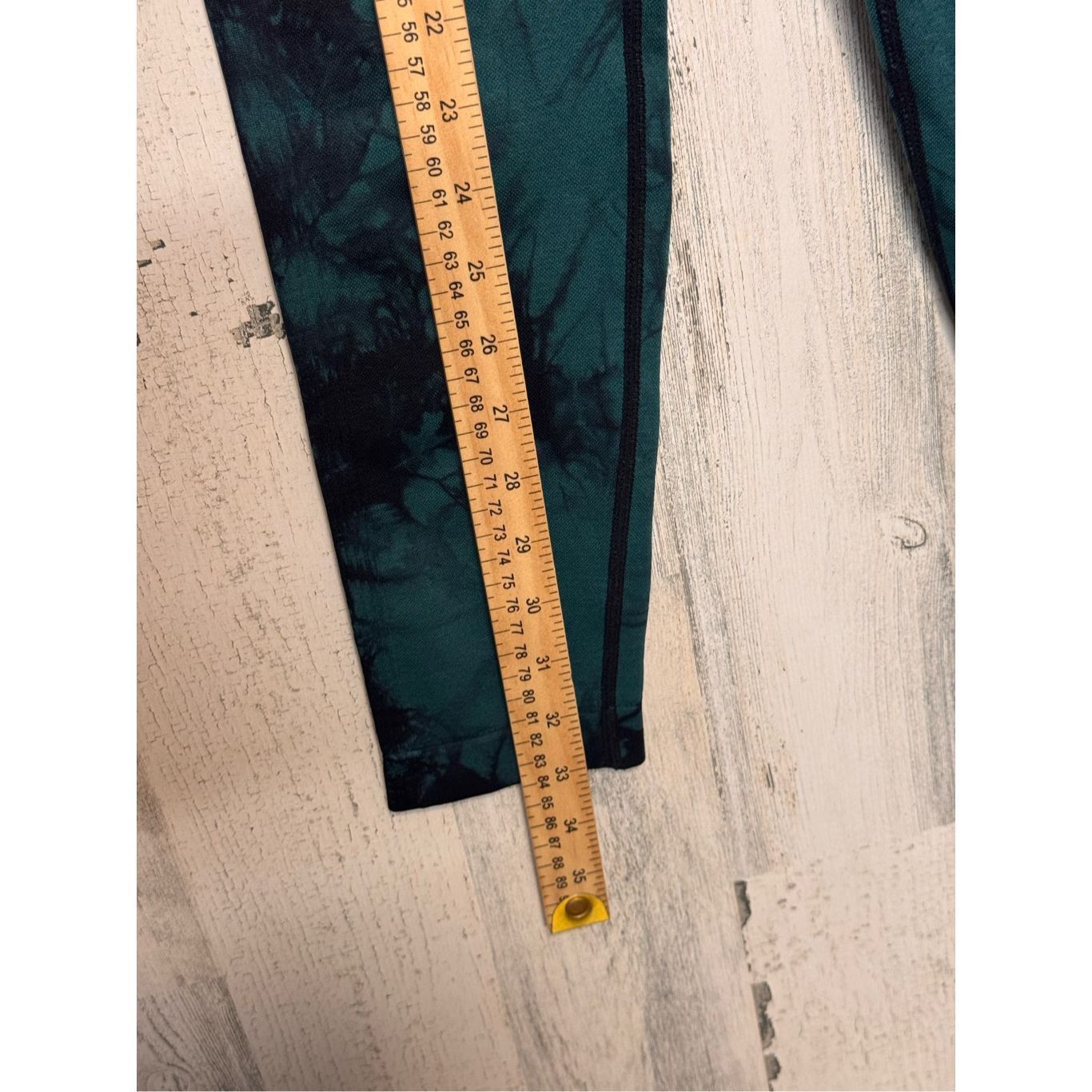 Other Green Black Tie-Dye Seamless High-Waist Leggings Women’s Siz Size 26" / US 2 / IT 38 - 9 Thumbnail
