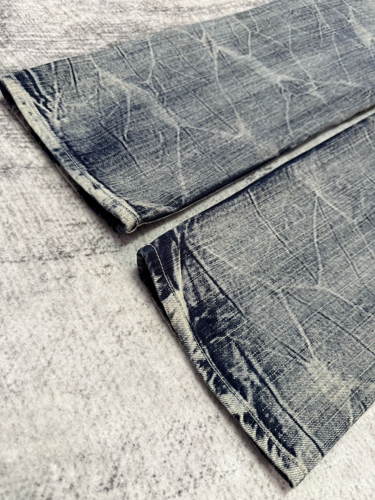 Hysteric Glamour × Japanese Brand The Vintage Standard Acid Wash Destroy Jeans Size US 29 - 18 Thumbnail
