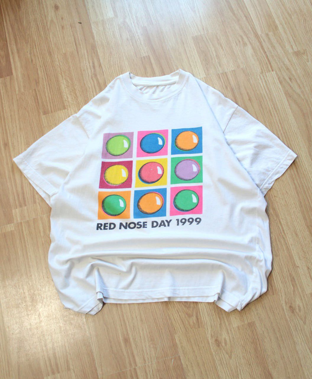 Vintage 🔥 Vintage Comic Relief 1999 Red Nose Day Art T Shirt Art Size US L / EU 52-54 / 3 - 1 Thumbnail