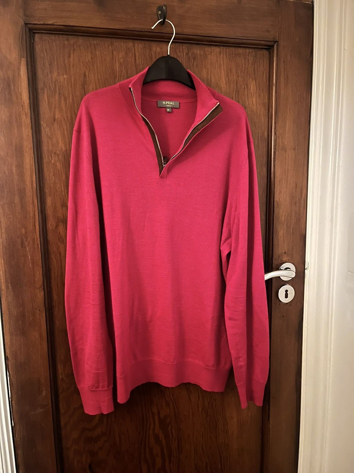 N.Peal N Peal pink quarter zip size xl Size US XL / EU 56 / 4 - 1 Thumbnail