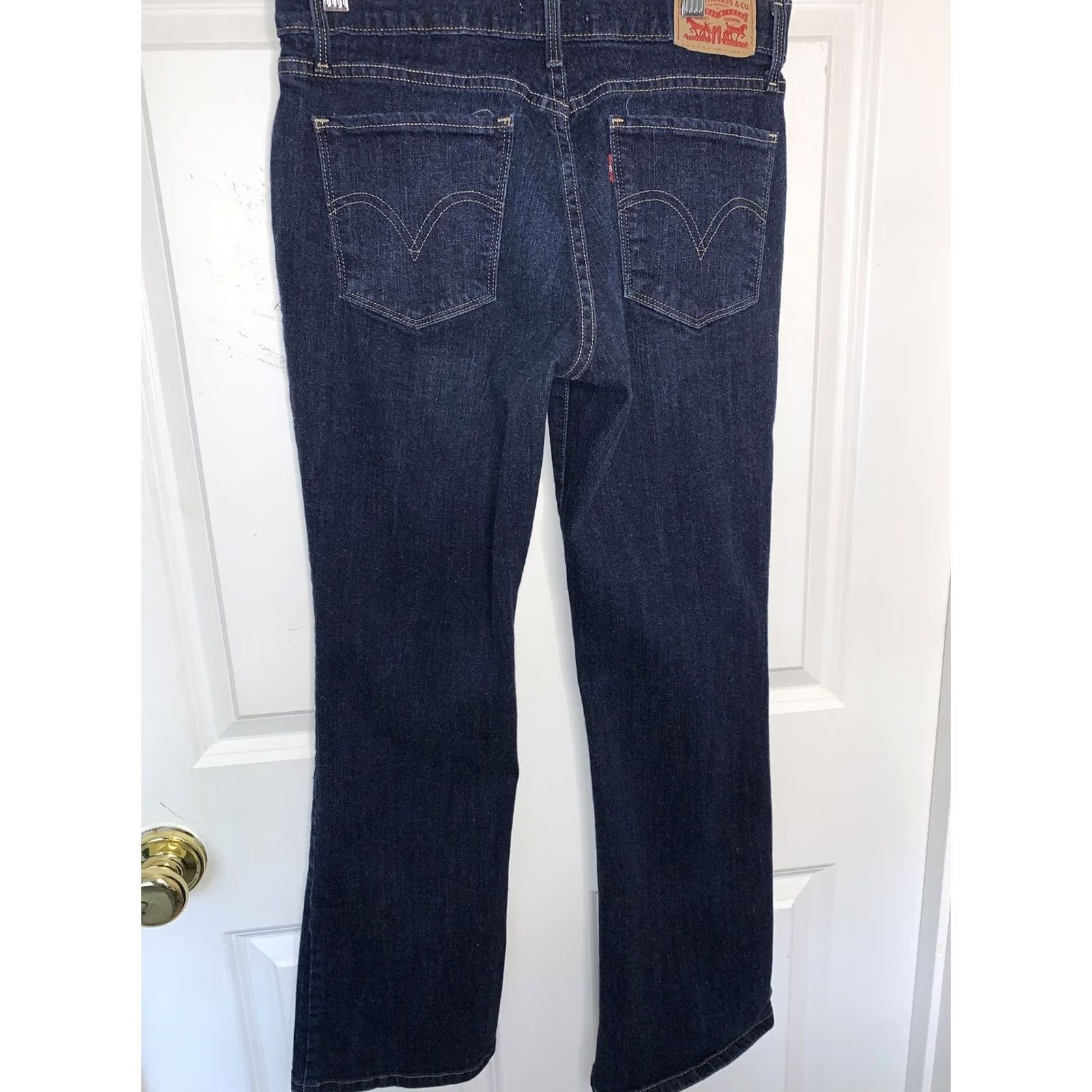 Levi's VINTAGE Levi’s 515 Jeans Womens 6 Dark Wash Bootcut Denim EUC 2318 Size 28" / US 6 / IT 42 - 5 Thumbnail