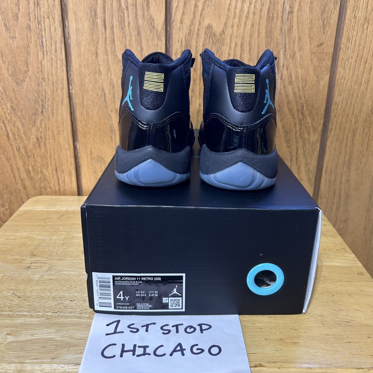 Jordan Brand Nike Air Jordan 11 Gamma Blue GS 2025 4Y 378038-047 Size US 5.5 / IT 35.5 - 4 Thumbnail