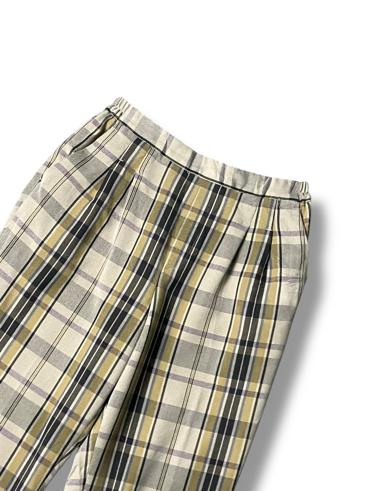 Japanese Brand × Vintage AMERICAN HOLIC Checkered Casual Pants (89) Size US 26 / EU 42 - 2 Thumbnail