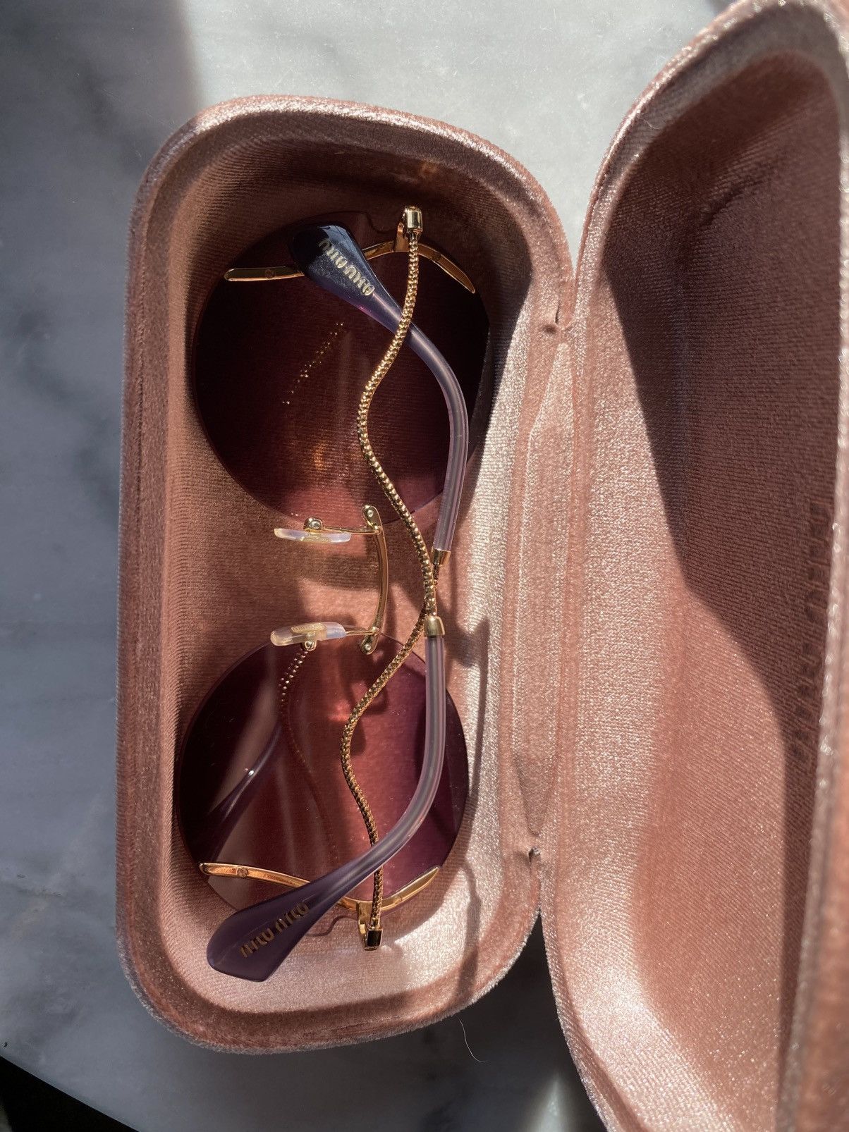 Miu Miu Miu Miu oversized sunglasses Size ONE SIZE - 11 Thumbnail