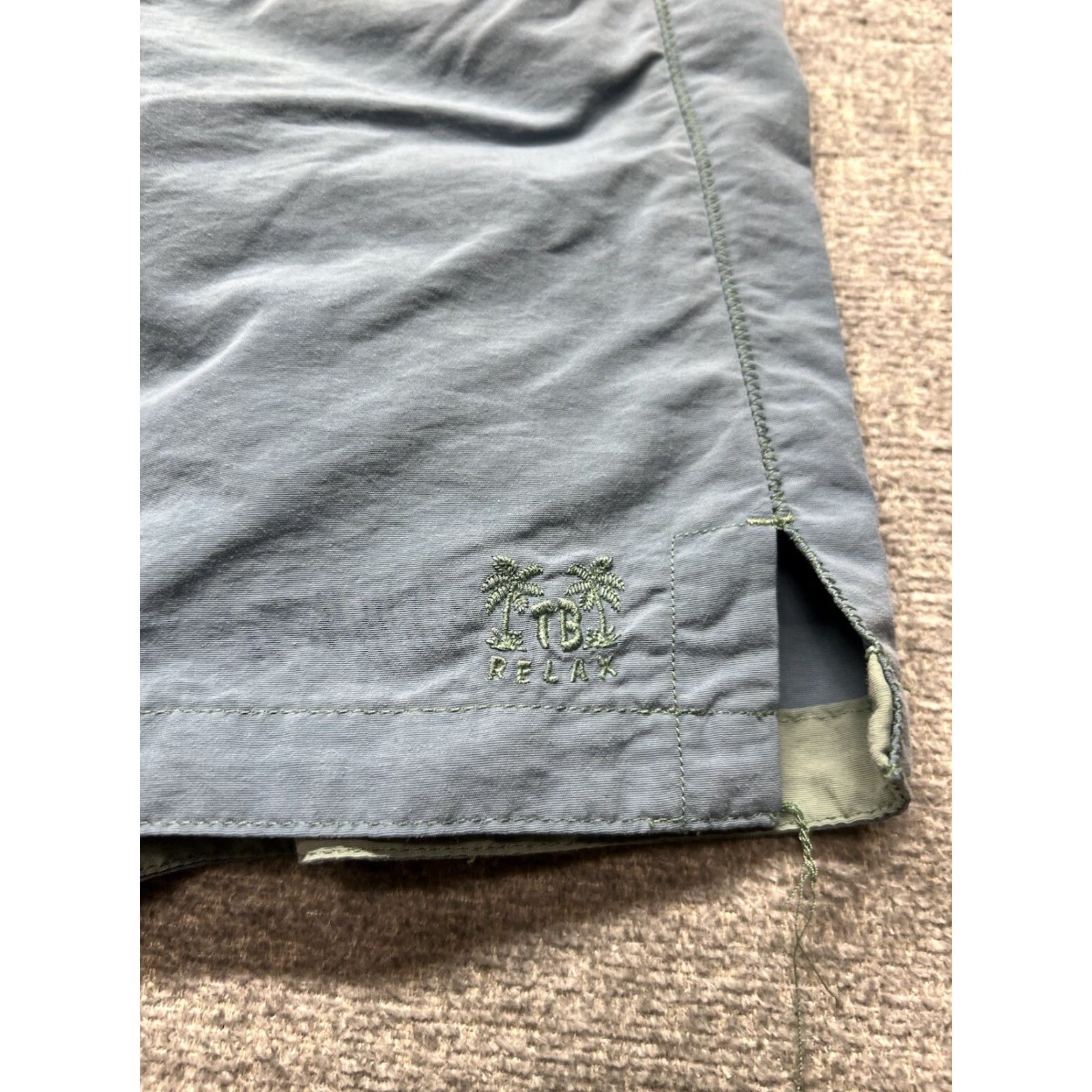 Tommy Bahama Tommy Bahama Blue Trunks Men 2XL Surf Pockets Beach Swim Bottom Size US 39 - 2 Thumbnail