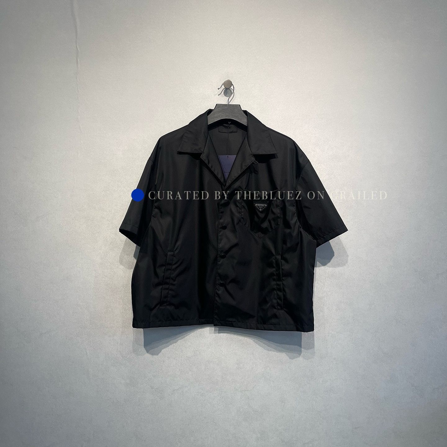 Prada Classic Black Nylon Button-Up Shirt Size US XXL / EU 58 / 5 - 1 Thumbnail