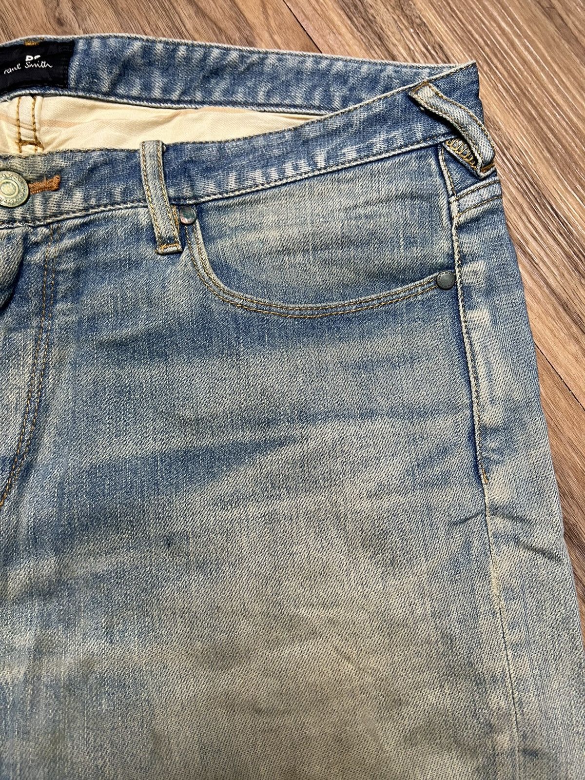 Paul Smith PS Paul Smith Distressed Denim Jeans (41) Size US 35 - 6 Thumbnail
