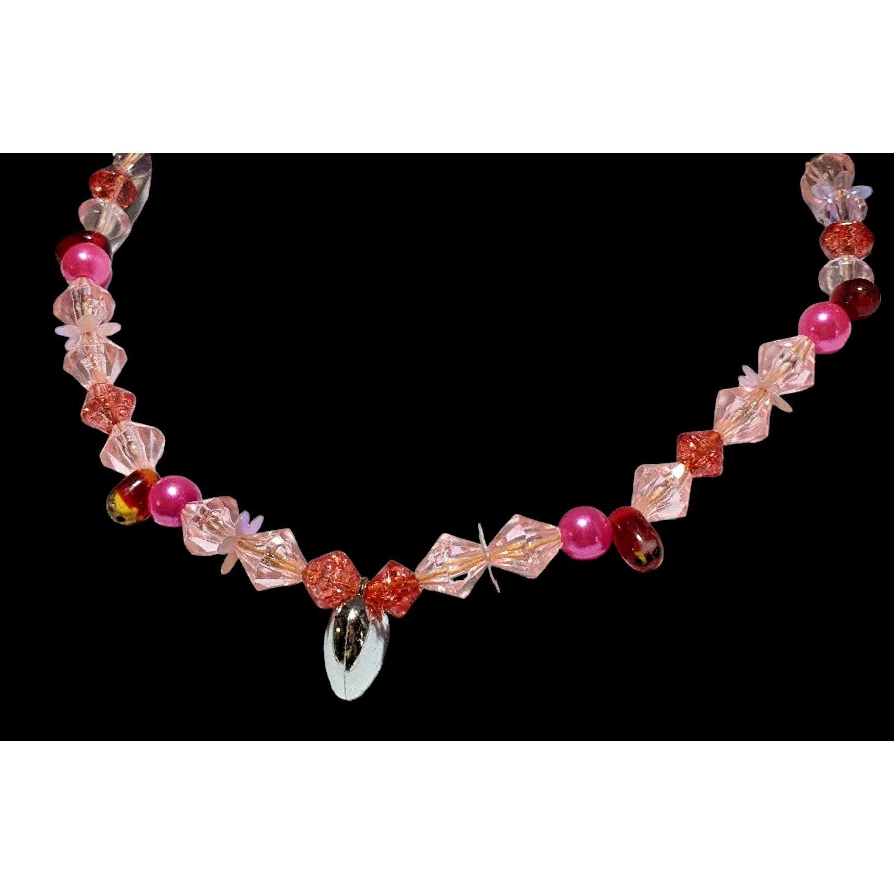 Other Handmade Beaded Coquette Necklace Size ONE SIZE - 4 Thumbnail