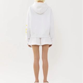Chloe o1loc1c0425 CHC23 Hoodie in White & Green Size S / US 4 / IT 40 - 3 Thumbnail