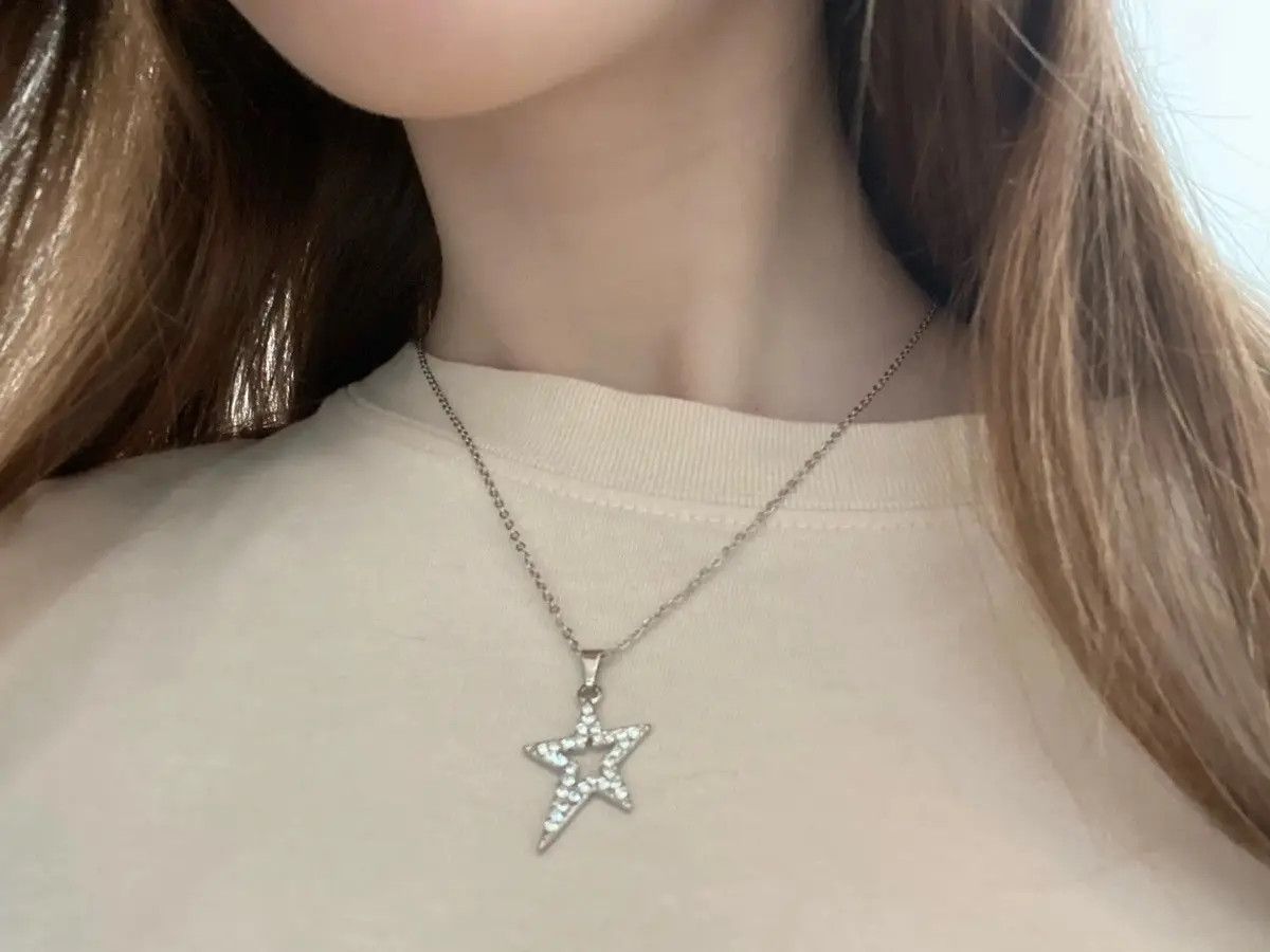 Japanese Brand Bling Star Necklace Size ONE SIZE - 4 Thumbnail