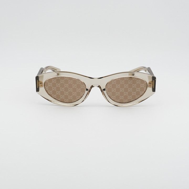 Gucci Gucci GG2065S 003 Sunglasses Yellow Cat Eye Frame Size ONE SIZE - 5 Thumbnail