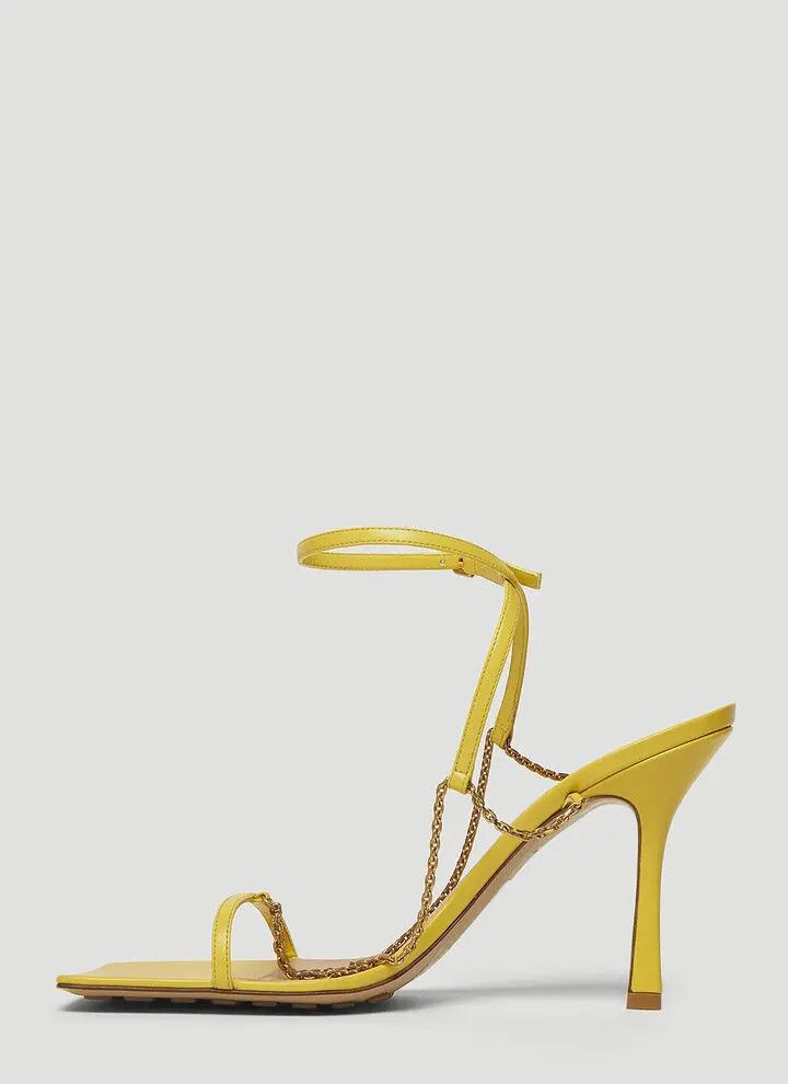 Bottega Veneta o1bcso1str0924 Stretch in Yellow Size US 5.5 / IT 35.5 - 3 Thumbnail