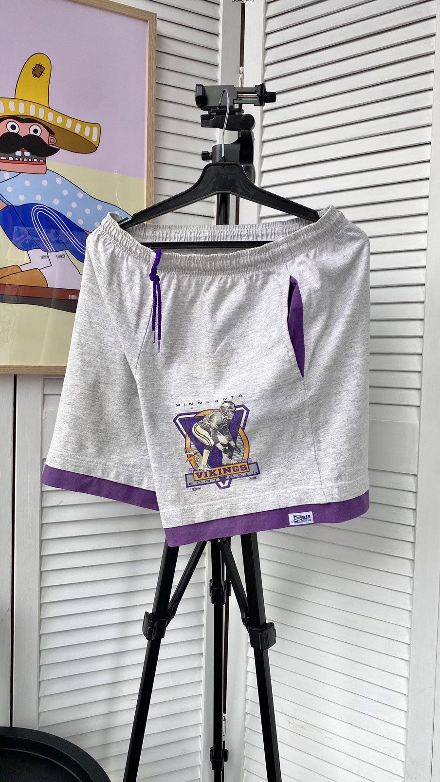 Salem Sportswear × Vintage Vintage Salem Sportswear Minnesota Vikings Football USA Size US 34 / EU 50 - 2 Thumbnail