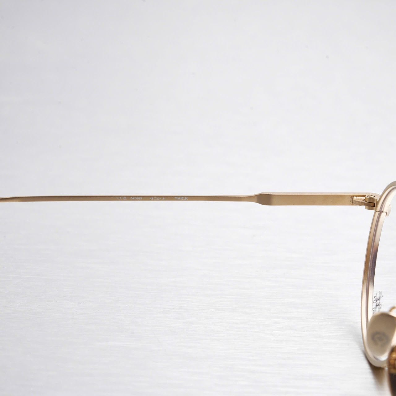 Chrome Hearts CHROME HEARTS THICK GOLD PLATED/MATTE GOLD PLATED GLASSES Size ONE SIZE - 5 Thumbnail