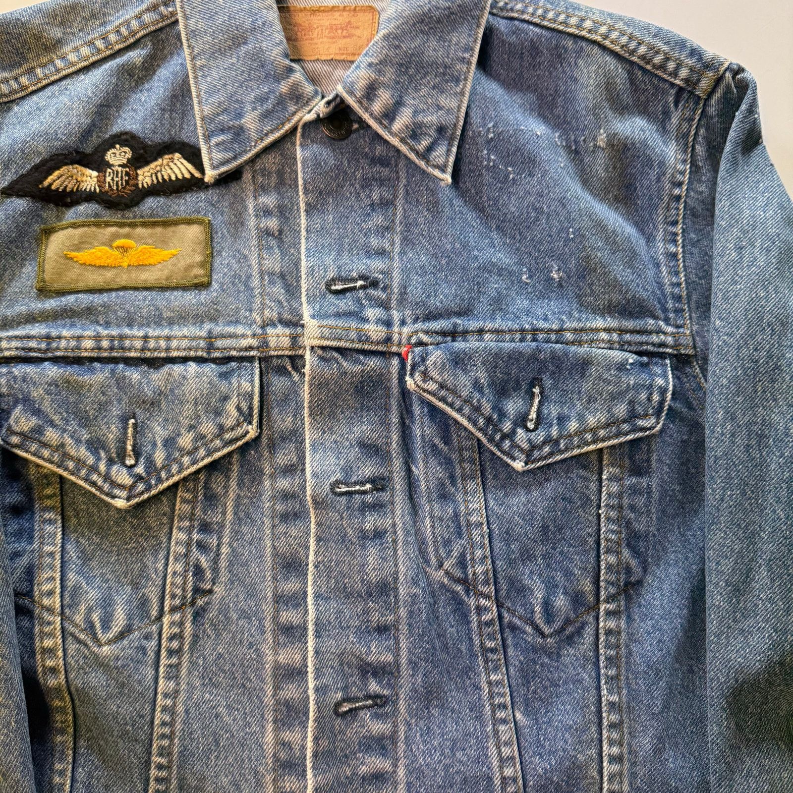 Levi's Levi Denim Jacket With Patches Size 36 Size XS / US 0-2 / IT 36-38 - 6 Thumbnail