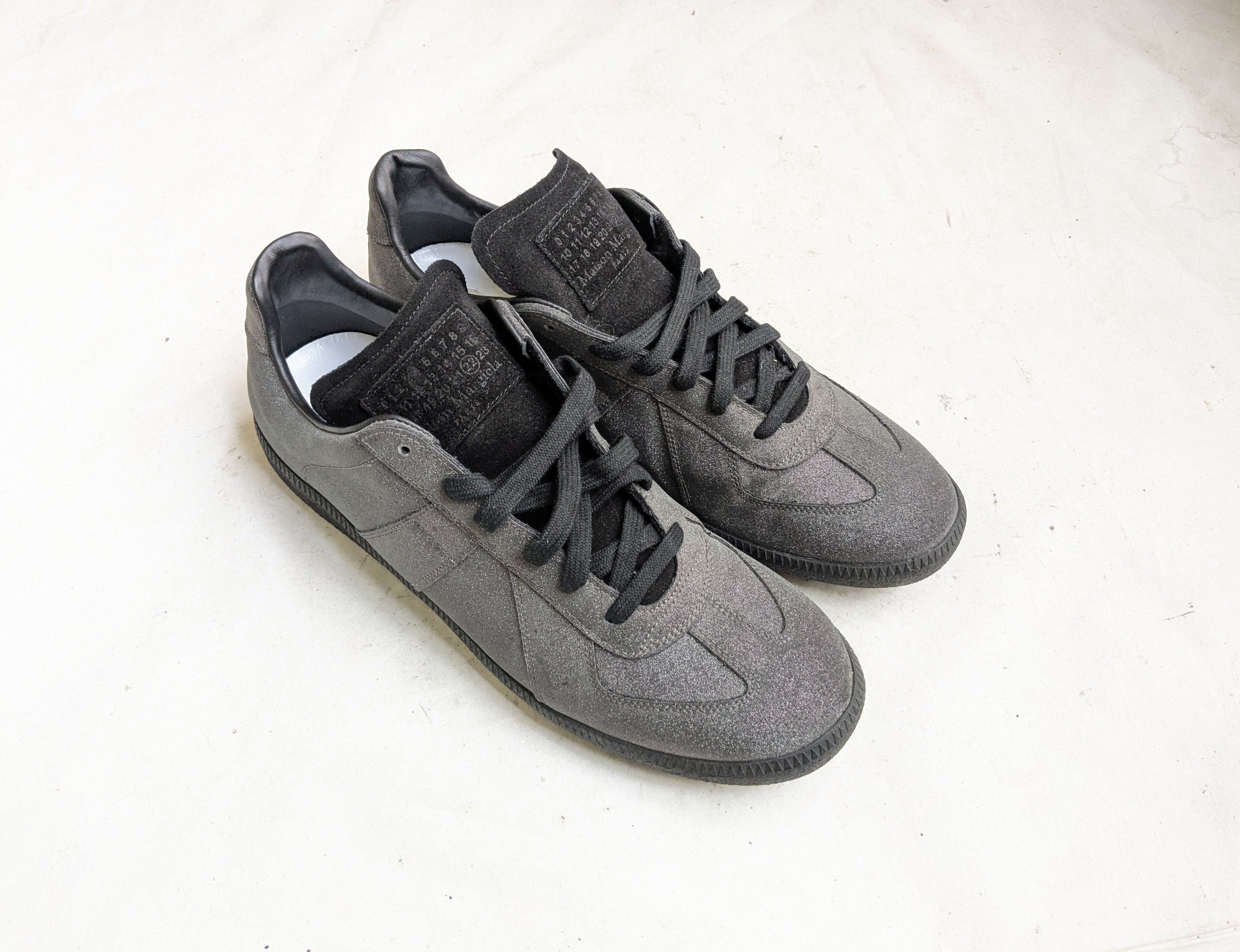 Maison Margiela Maison Margiela GAT Replica Glitter Black 12 45 Low Tops Size US 12 / EU 45 - 2 Thumbnail