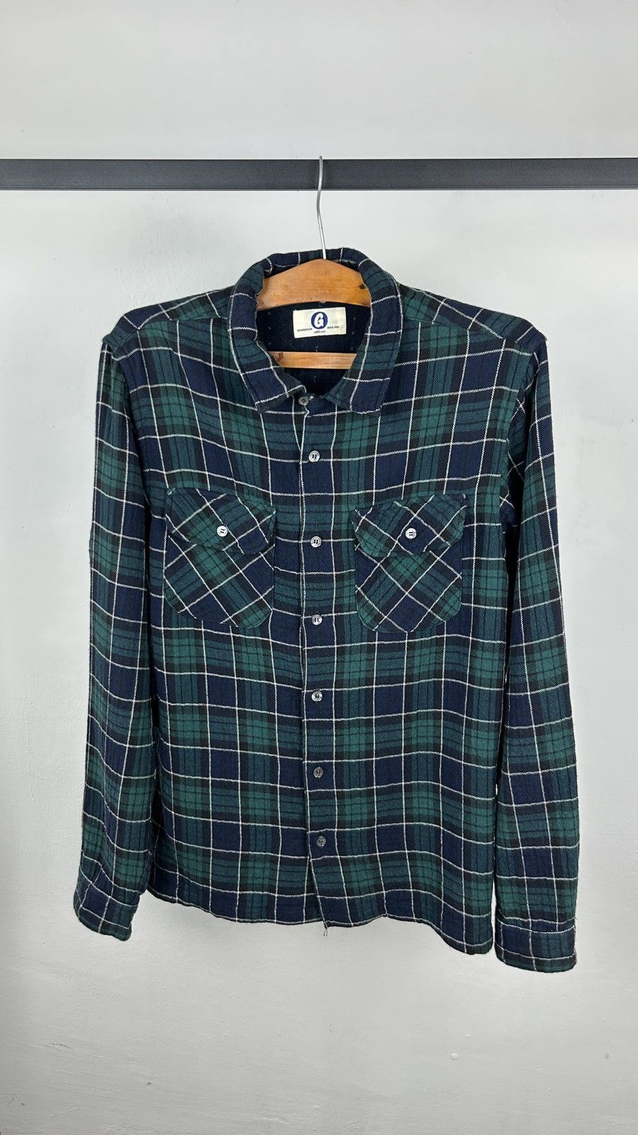 GOODENOUGH × Good Enough × Hiroshi Fujiwara 1990s Goodenough - Green Flannel Size US M / EU 48-50 / 2 - 1 Thumbnail