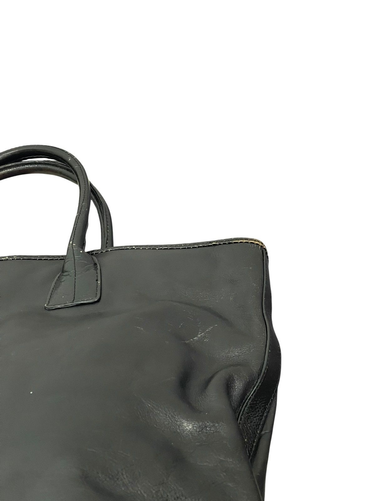 Japanese Brand Full Leather Patchwork Unknown Tote Bag 5🟩 Size ONE SIZE - 16 Thumbnail