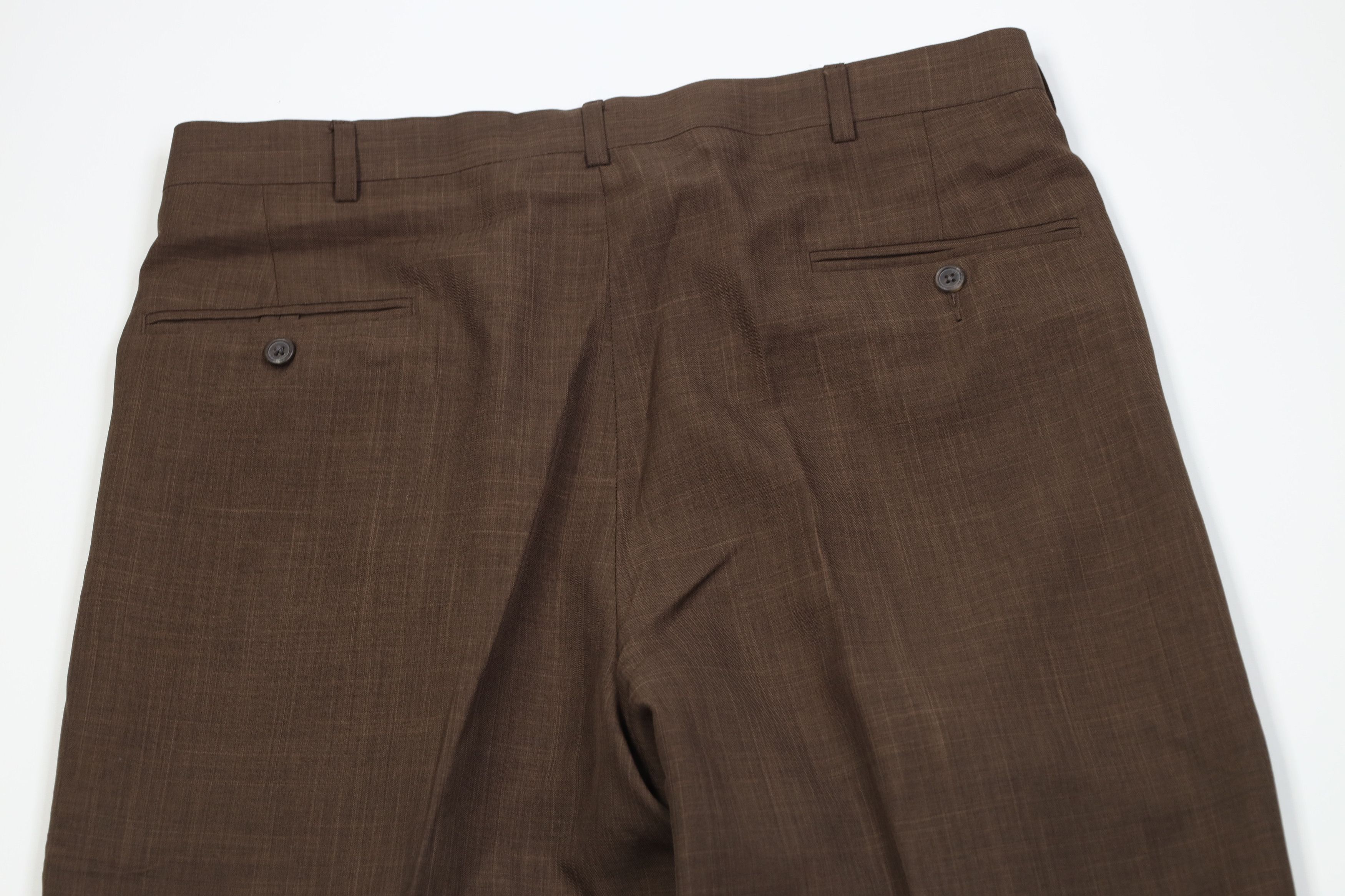 Vintage Vintage 90s Y2K Streetwear Knit Wide Leg Chino Pants Brown Size US 36 / EU 52 - 10 Thumbnail