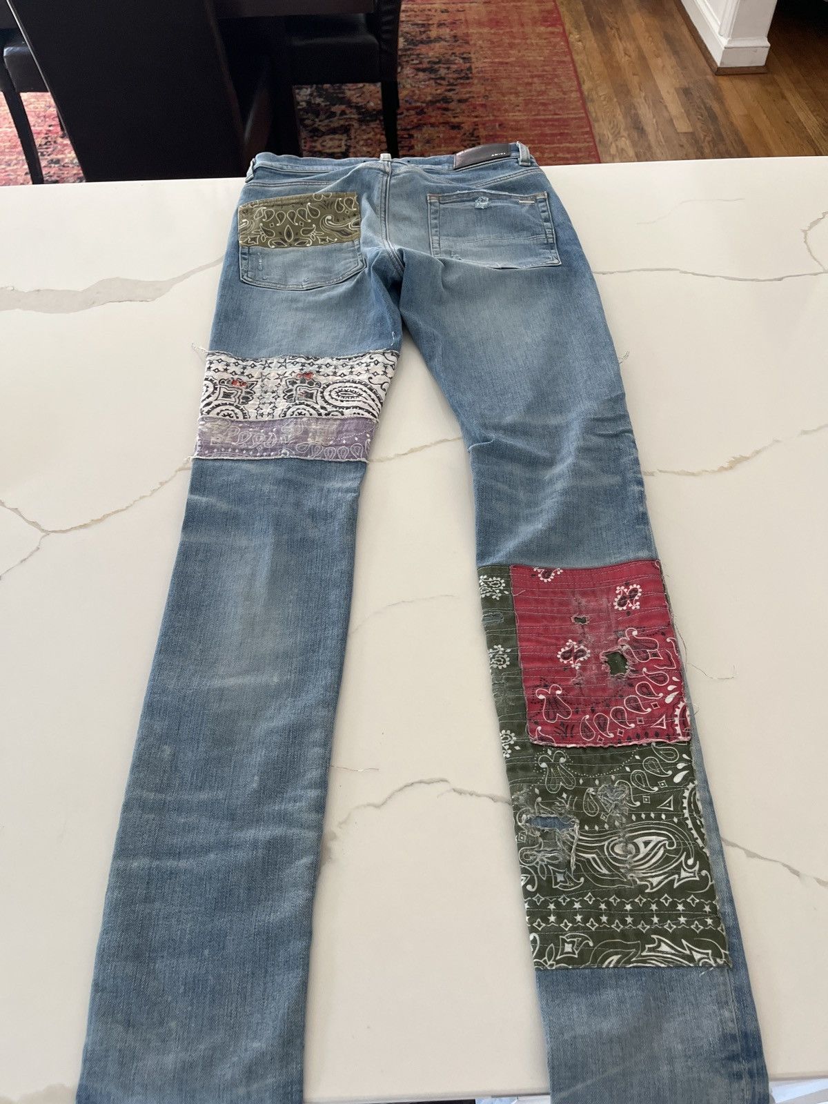 Amiri Amiri Bandana jeans Size 30 Size US 30 / EU 46 - 4 Thumbnail