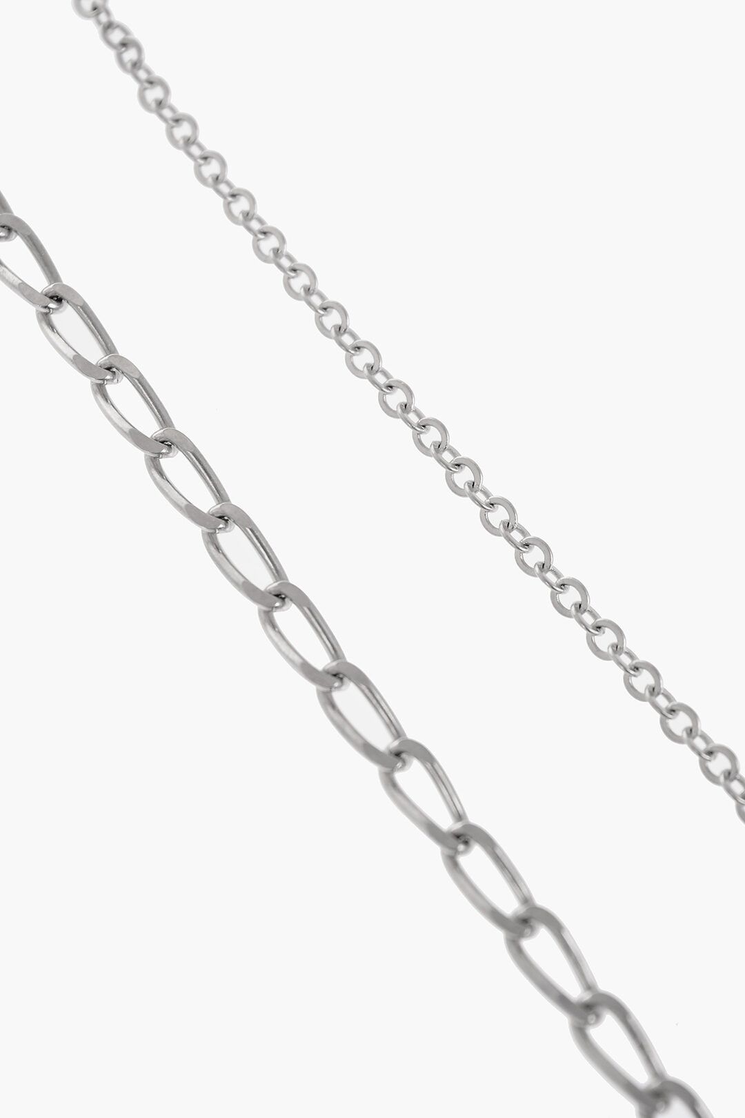 Maison Margiela og1mm1224 Size: OS / Pins with Safety Pins and Chains Silver Size ONE SIZE - 4 Thumbnail