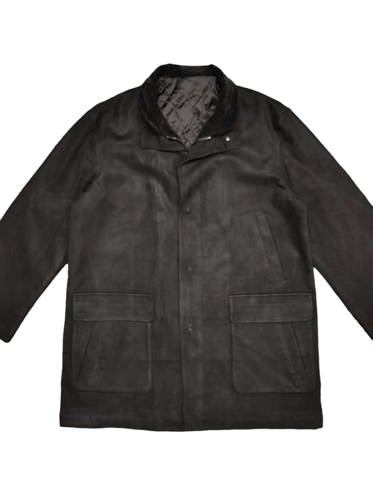 Carven Vintage Carven Paris Moleskin Quilted Jacket Size US XL / EU 56 / 4 - 1 Thumbnail