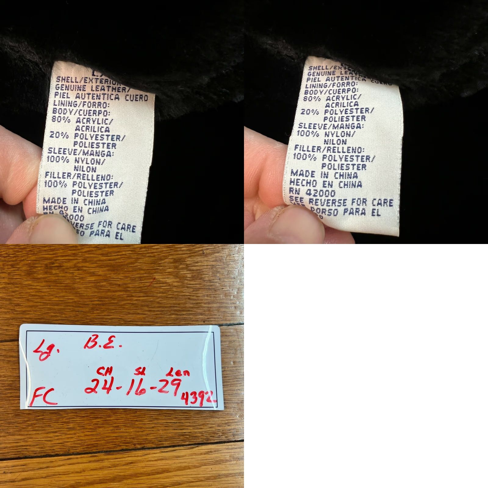 Basic Editions Basic Editions Leather Jacket Women Large Black Genuine Leather Button Front Mid-Length Casual Classic Size L / US 10 / IT 46 - 8 Thumbnail
