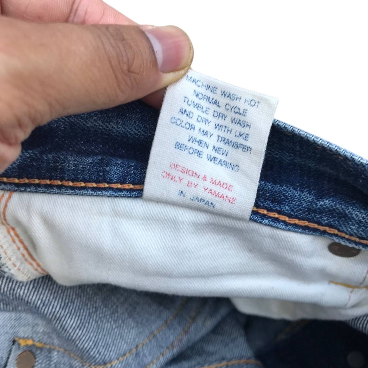Evisu Vintage Evisu Big Daicock Redline Distressed jean W31x33 Size US 31 - 15 Thumbnail