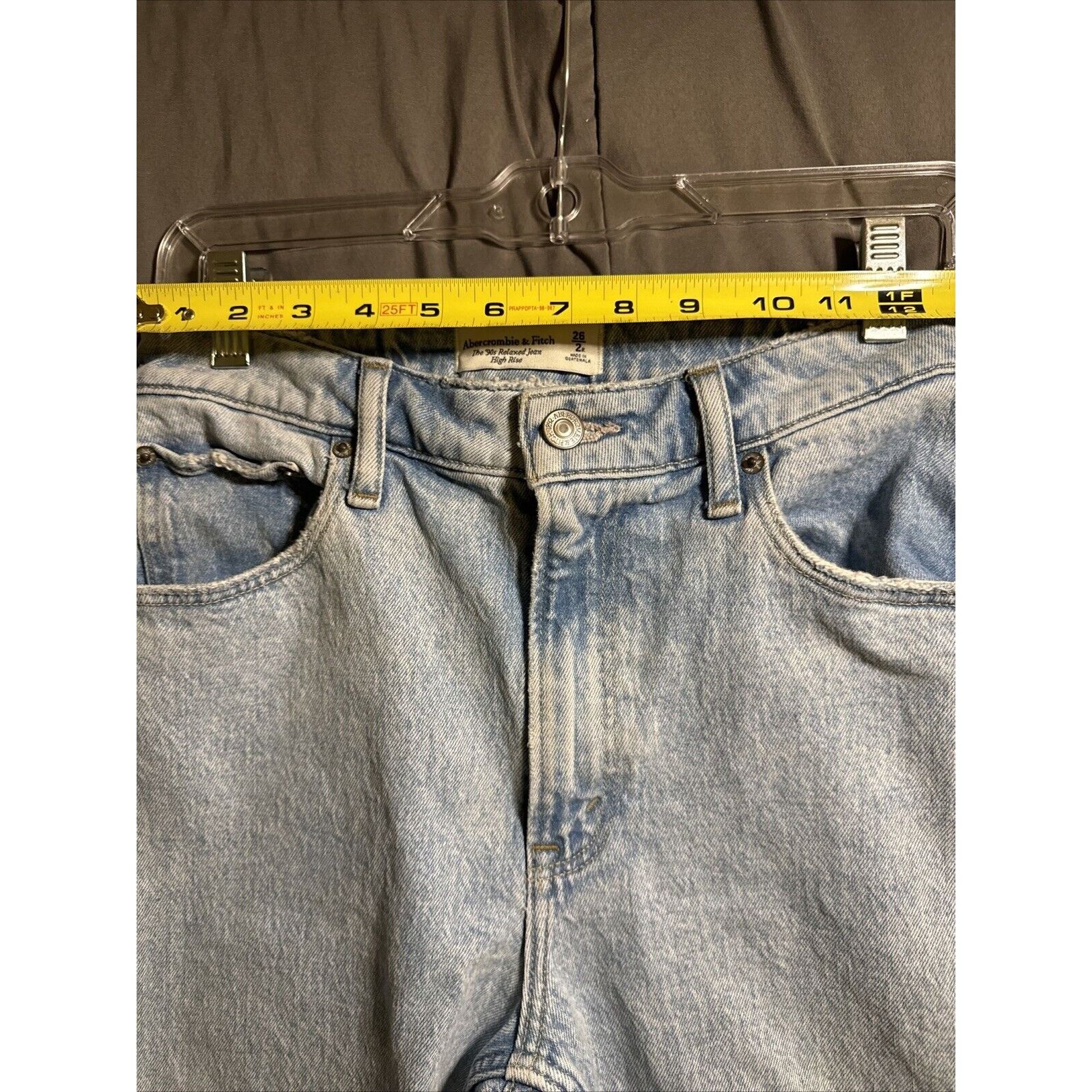 Abercrombie & Fitch Abercrombie Fitch Womens 26/2 Jean The 90s Relaxed High Rise Size 26" / US 2 / IT 38 - 12 Thumbnail