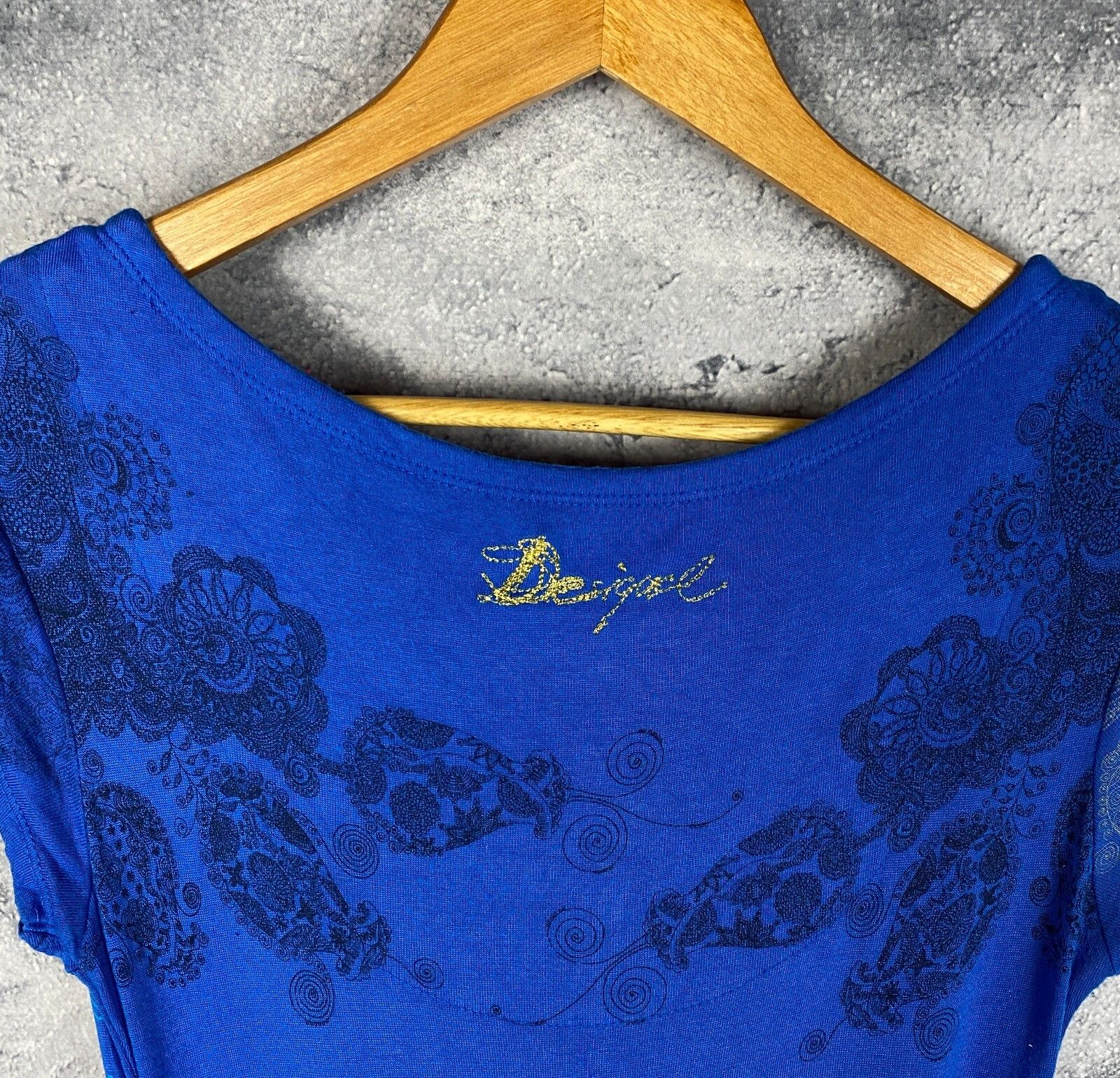 Desigual Desigual Dress Women's Size S Short Sleeve Blue ` Size S / US 4 / IT 40 - 8 Thumbnail