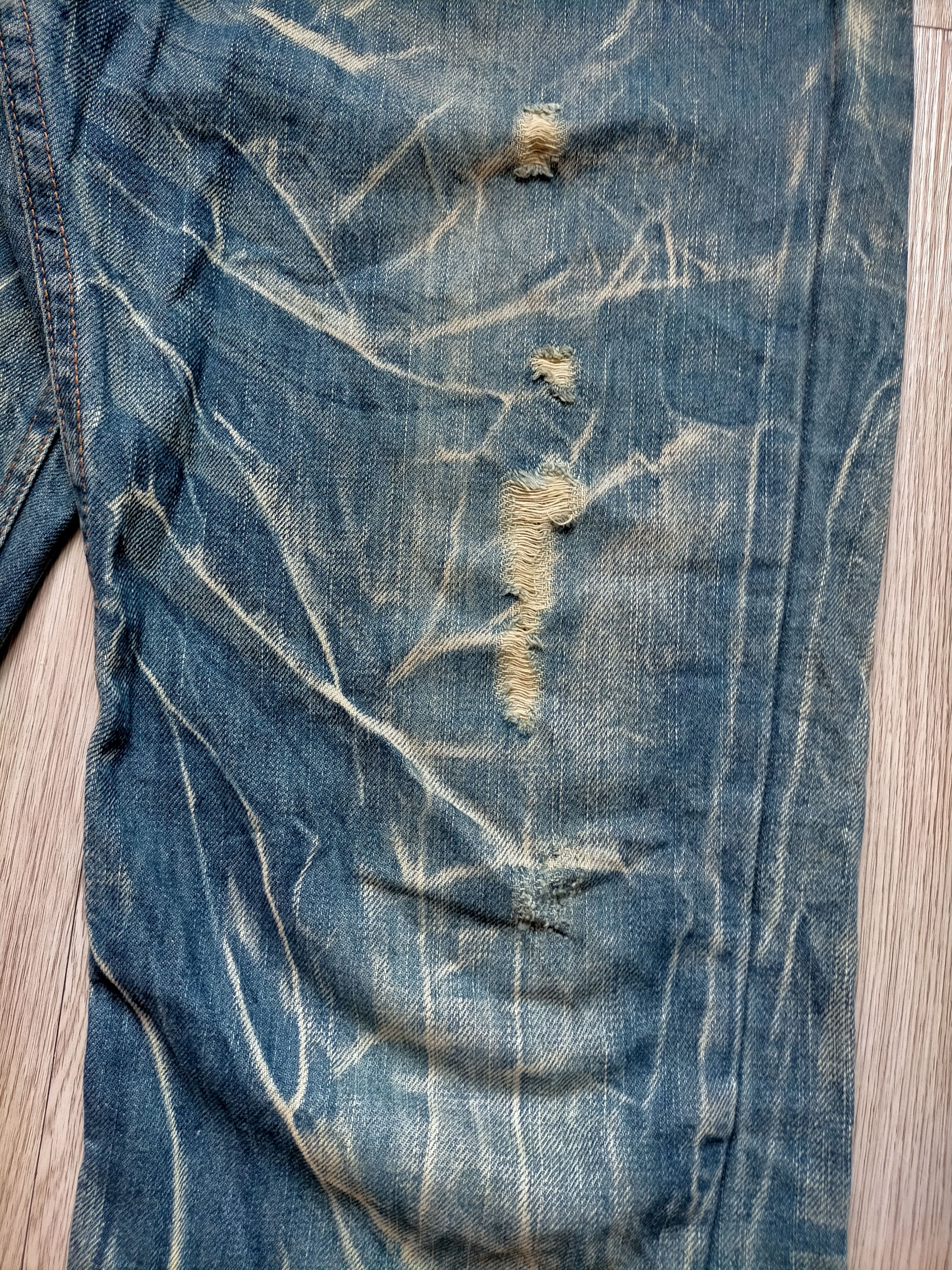 Le Grande Bleu (L.G.B.) Flare Antfui Jeans Acid Wash boot cut denim Size US 33 - 8 Thumbnail