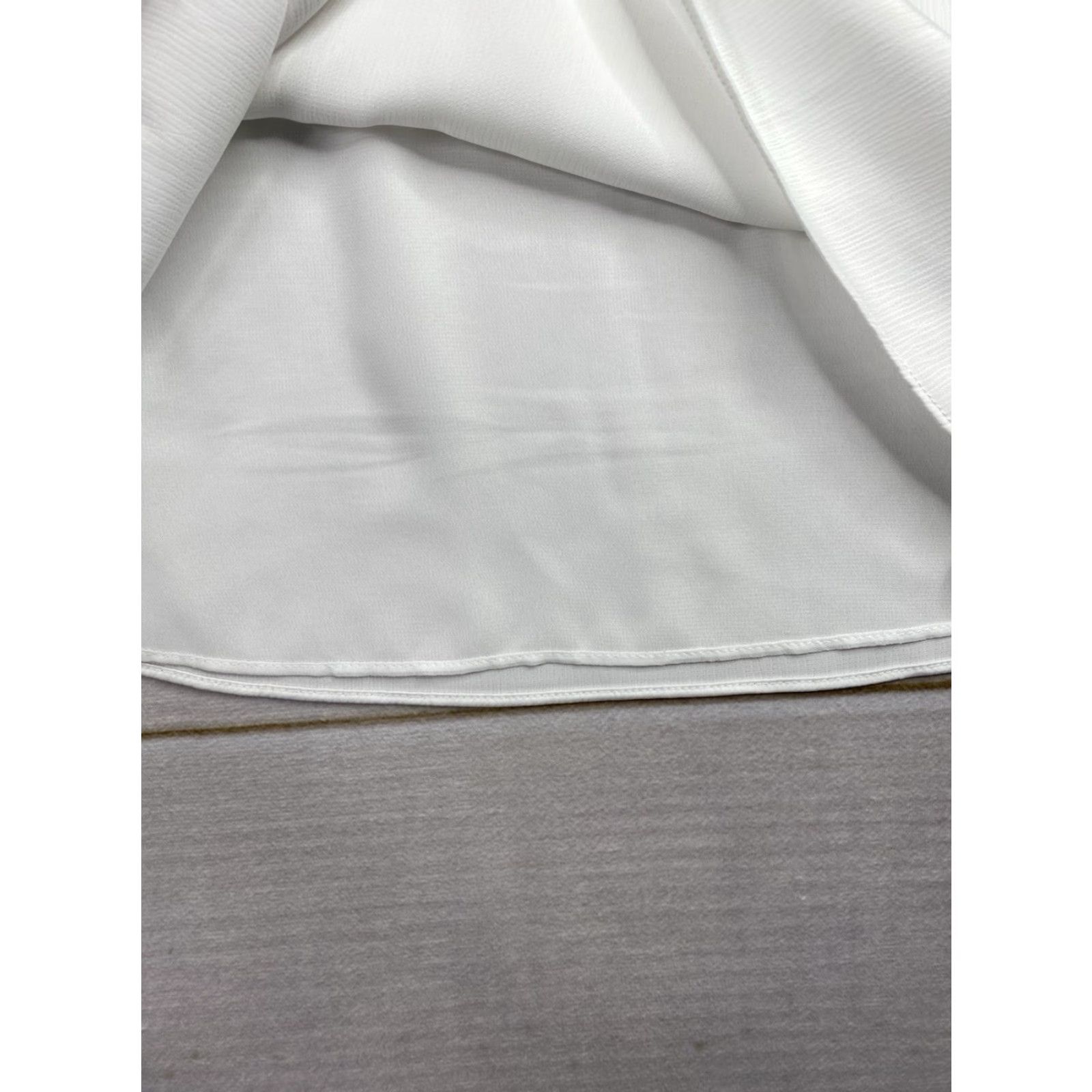 H&M H&M Womens Top Blouse Shirt White V-Neck Long Sleeve XS4? Size S / US 4 / IT 40 - 5 Thumbnail