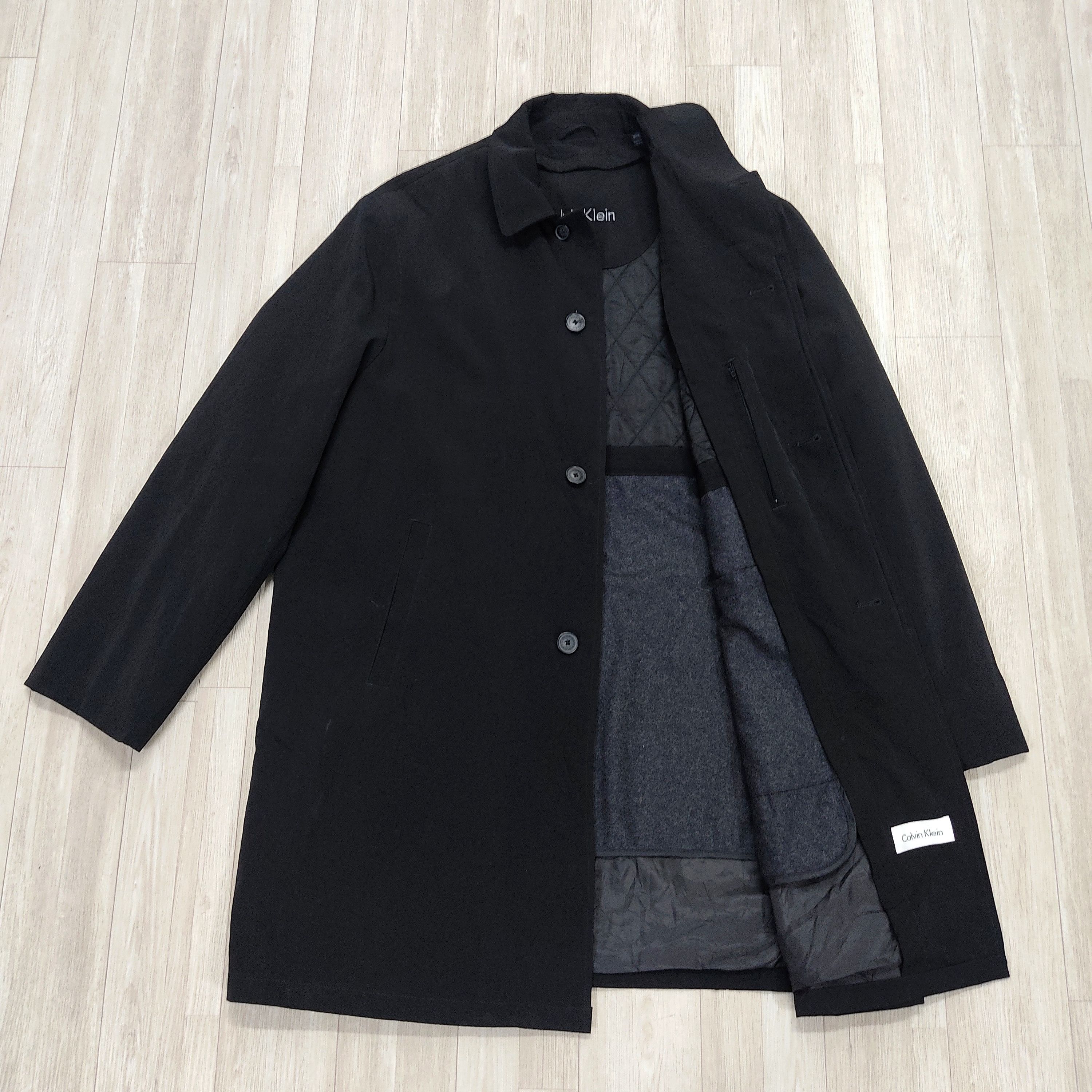 Calvin Klein CALVIN KLIEN Single Breasted Classic Trench Coat Jacket Size US L / EU 52-54 / 3 - 7 Thumbnail