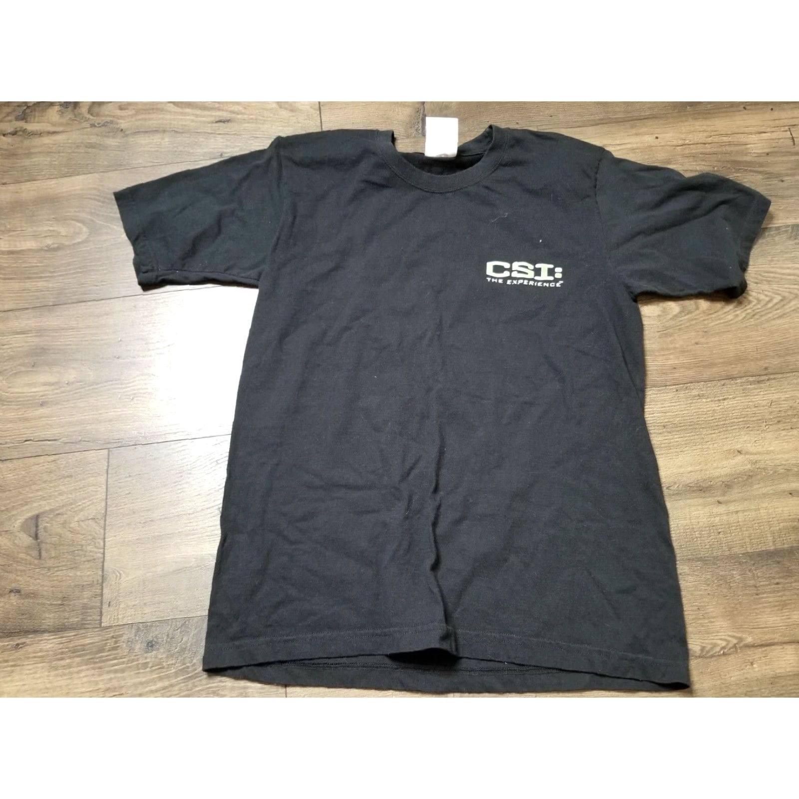 Doublet Ximon & Ximon Mens S Black Graphic Tee CSI The Experience Double-Sided Crew Neck Short Sleeve Size US S / EU 44-46 / 1 - 2 Thumbnail