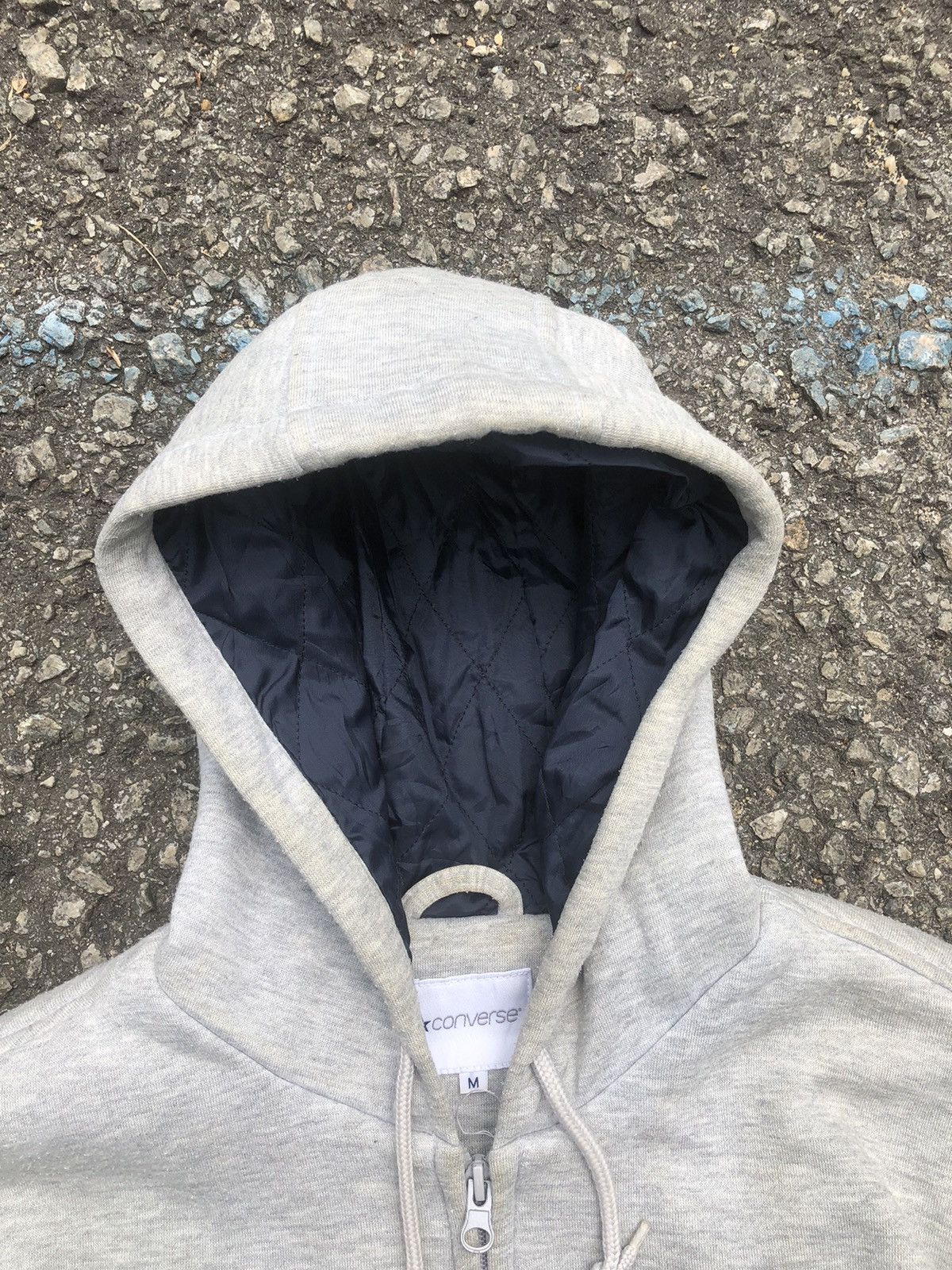 Vintage Vintage Converse Spellout Fullzipper Hoodie Jacket Size US L / EU 52-54 / 3 - 9 Thumbnail