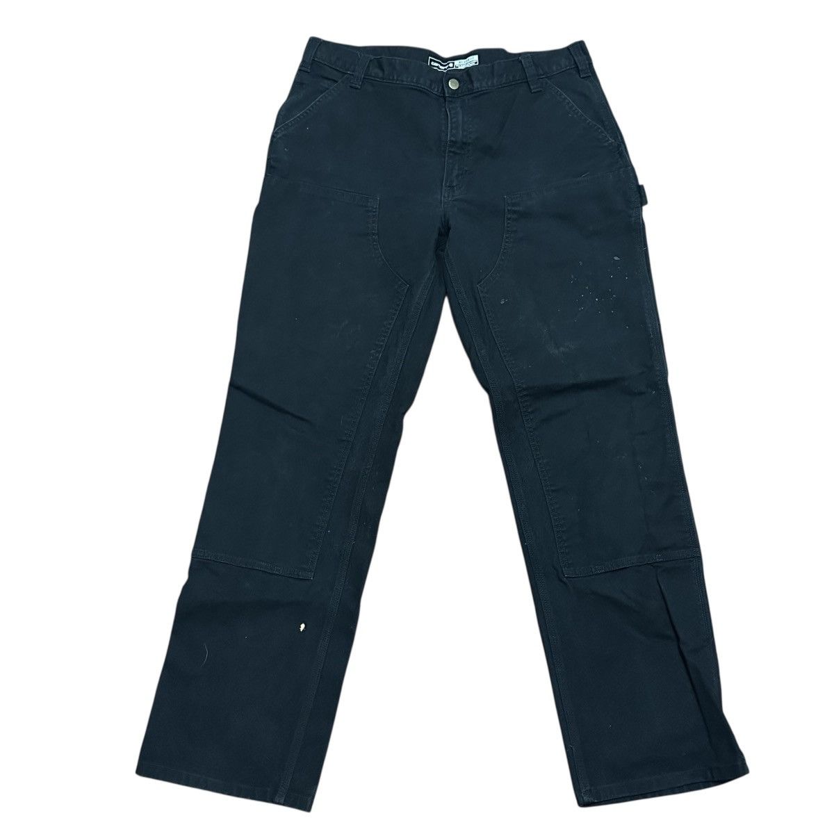 Carhartt Carhartt Double Knee Duck Canvas Pants 38x34 Black BN3334-M Size US 38 / EU 54 - 2 Thumbnail