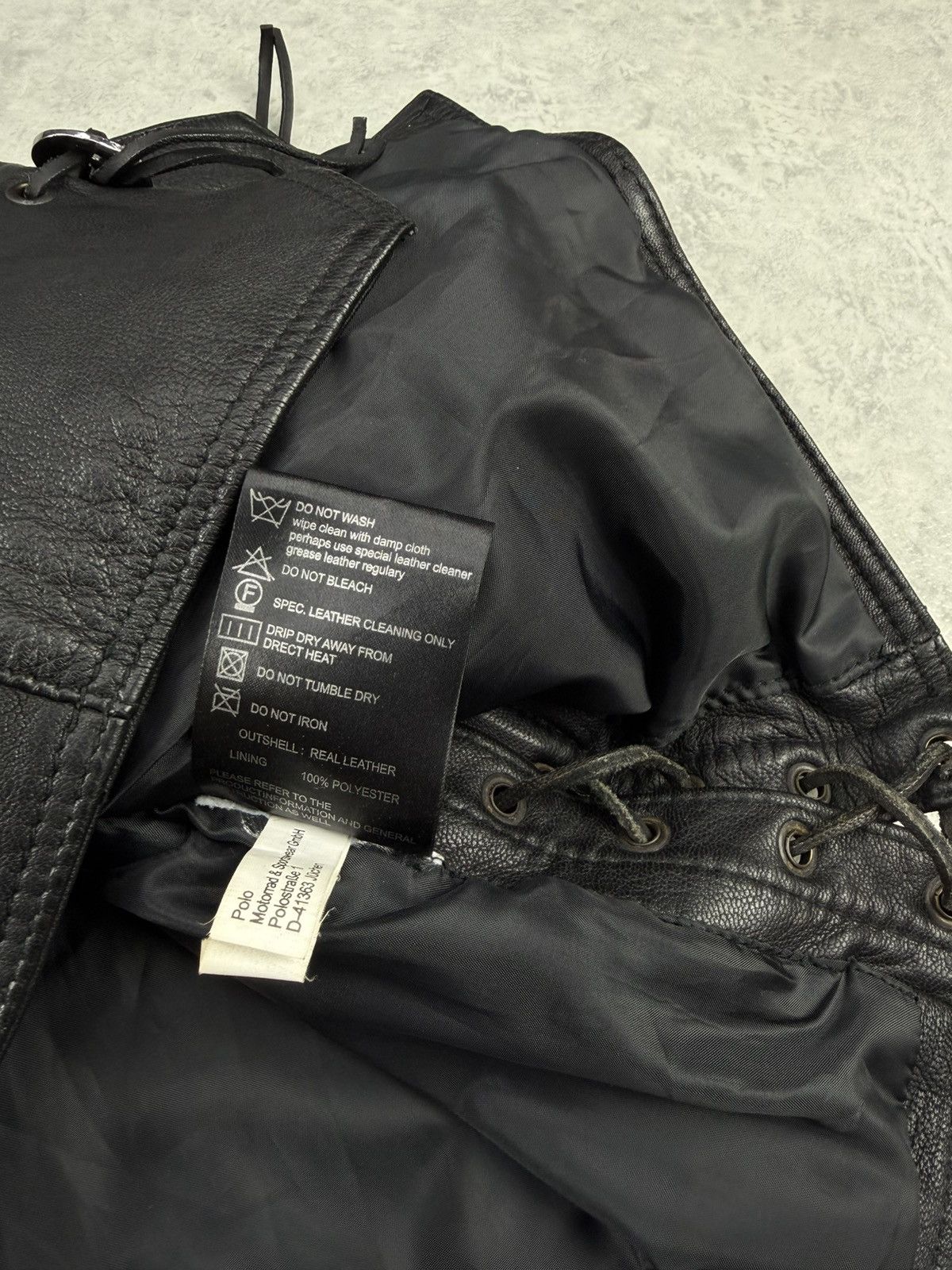 Vintage Spirit Motors Leather Vest Black Biker Motorcycle Size 3XL Size US XXL / EU 58 / 5 - 10 Thumbnail