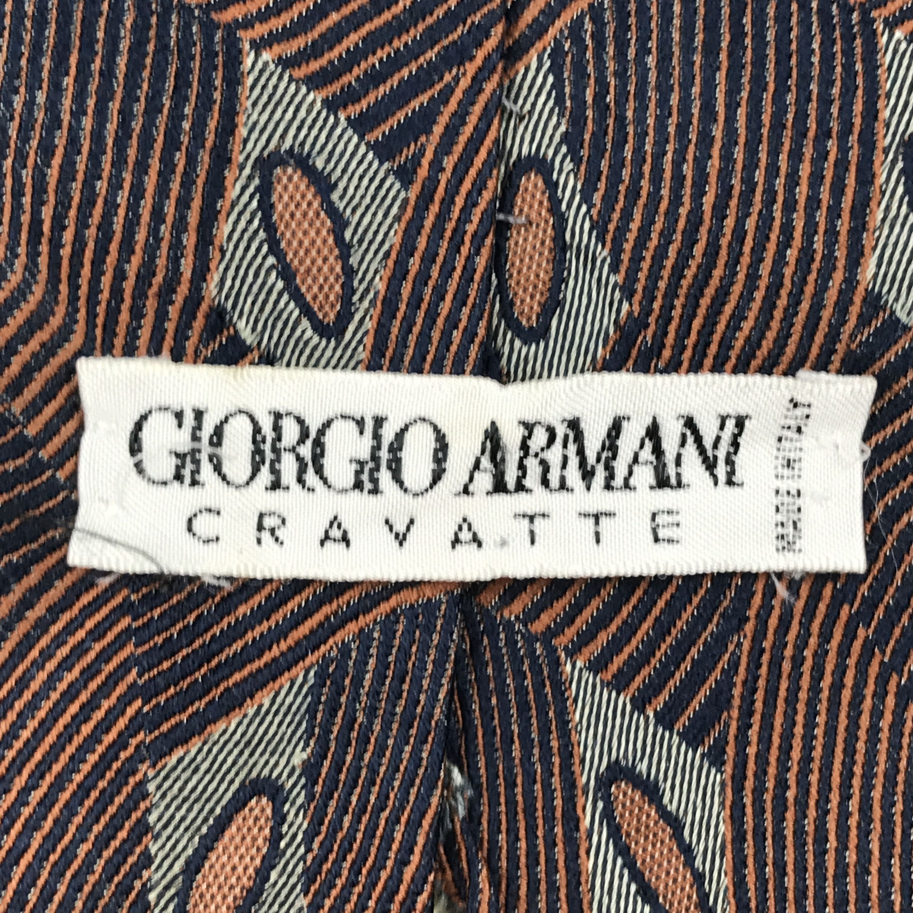 Giorgio Armani × Vintage Vintage Giorgio Armani Silk Necktie Size ONE SIZE - 8 Thumbnail