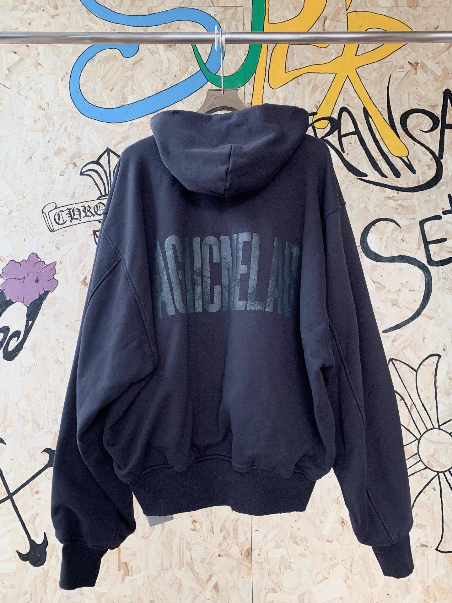 Balenciaga Balenciaga 24FW Reversed Logo Zip Hoodie S Size US S / EU 44-46 / 1 - 8 Thumbnail