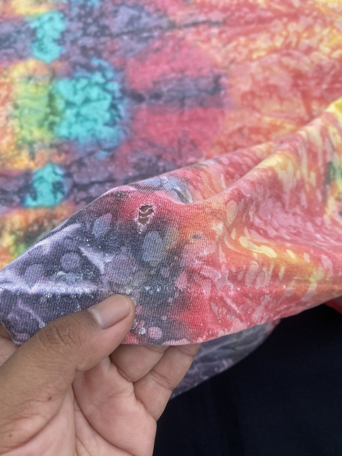 Vintage Rare Vintage Tie Dye Tshirt (Single Stitches) Size US M / EU 48-50 / 2 - 12 Thumbnail