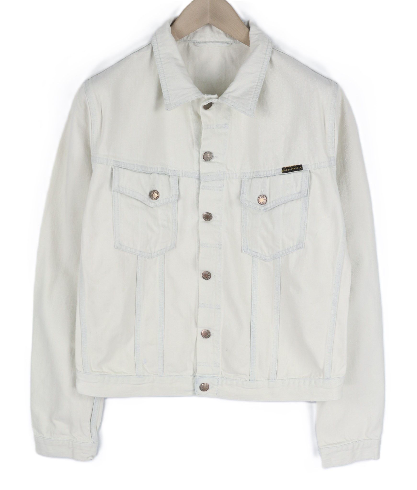 Nudie Jeans TERRY XL Extreme Bleach Pockets Jacket 81038 Size US XL / EU 56 / 4 - 1 Thumbnail