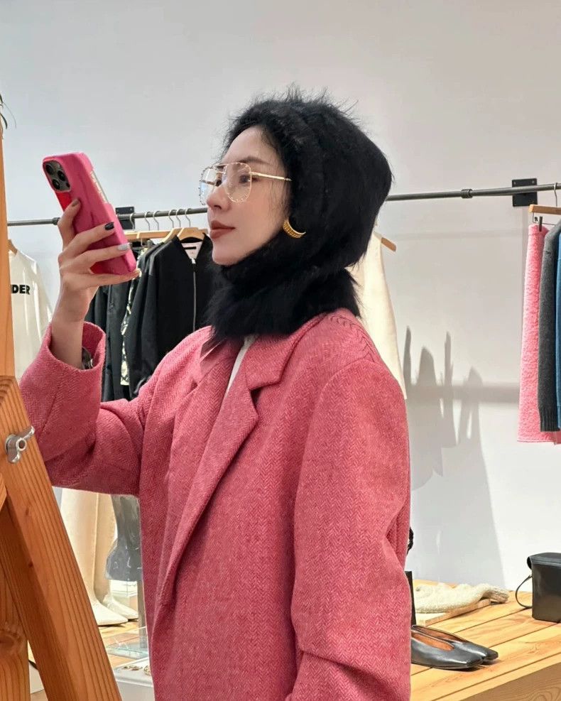 Loewe Loewe 22 autumn and winter out-of-print pink coat Size US M / EU 48-50 / 2 - 8 Thumbnail