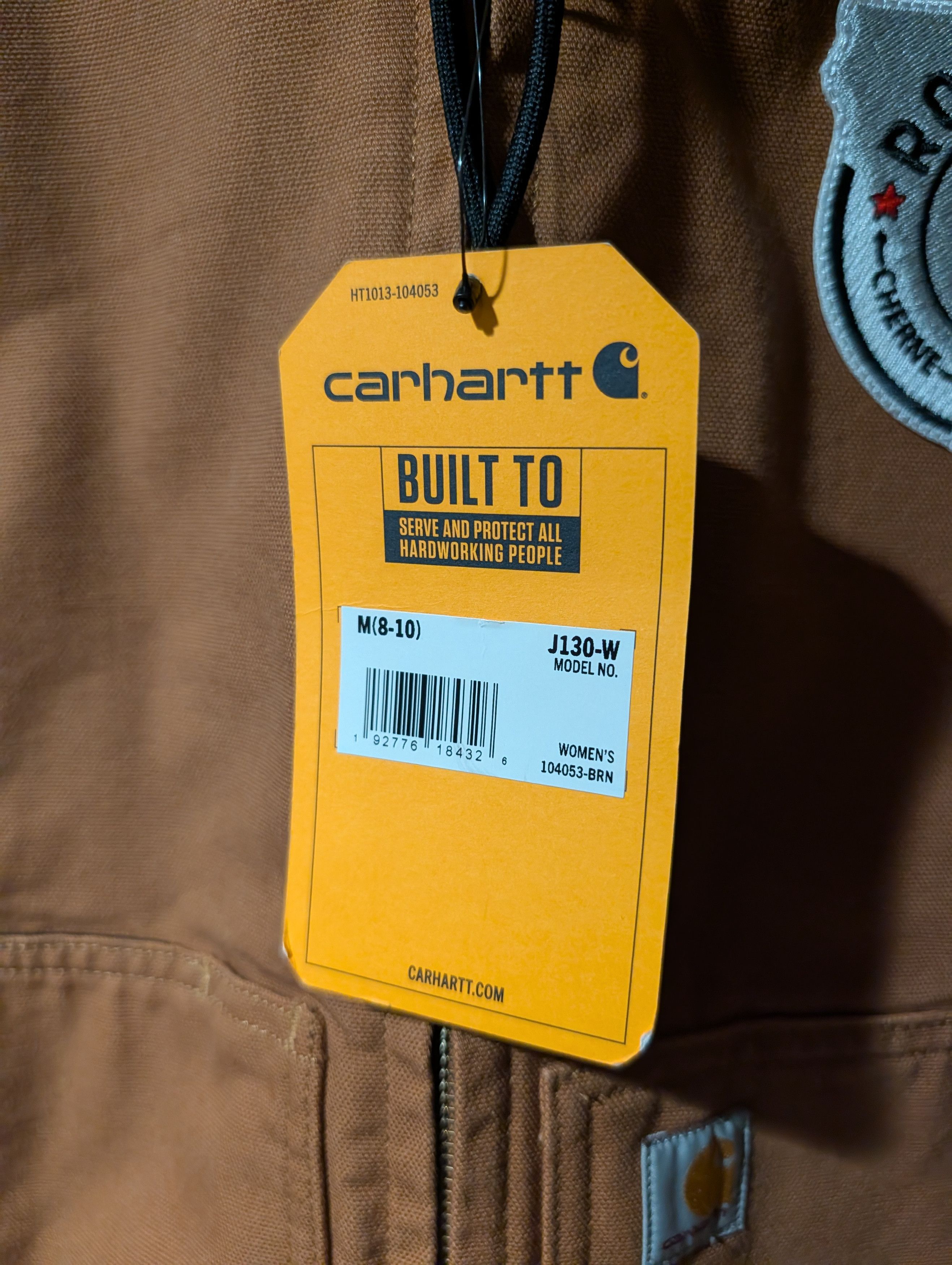 Carhartt NWT Carhartt J130 Duck Canvas Hooded Jacket Womens Quilted Size M / US 6-8 / IT 42-44 - 6 Thumbnail