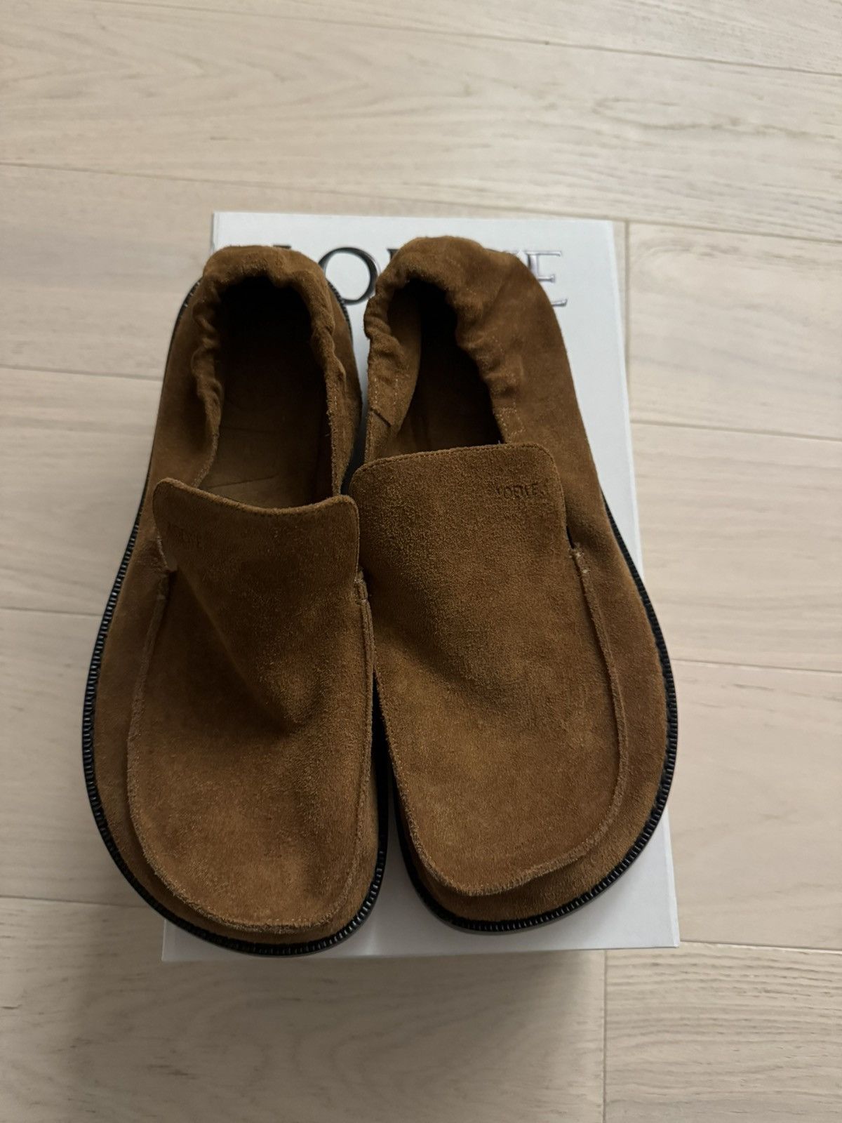 Loewe Loewe Flex Suede Loafers - Brown Size US 10 / EU 43 - 3 Thumbnail